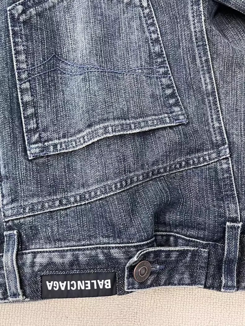 Balenciaga Balenciaga Denim Jacket, Men's Size US S / EU 44-46 / 1 - 3 Thumbnail
