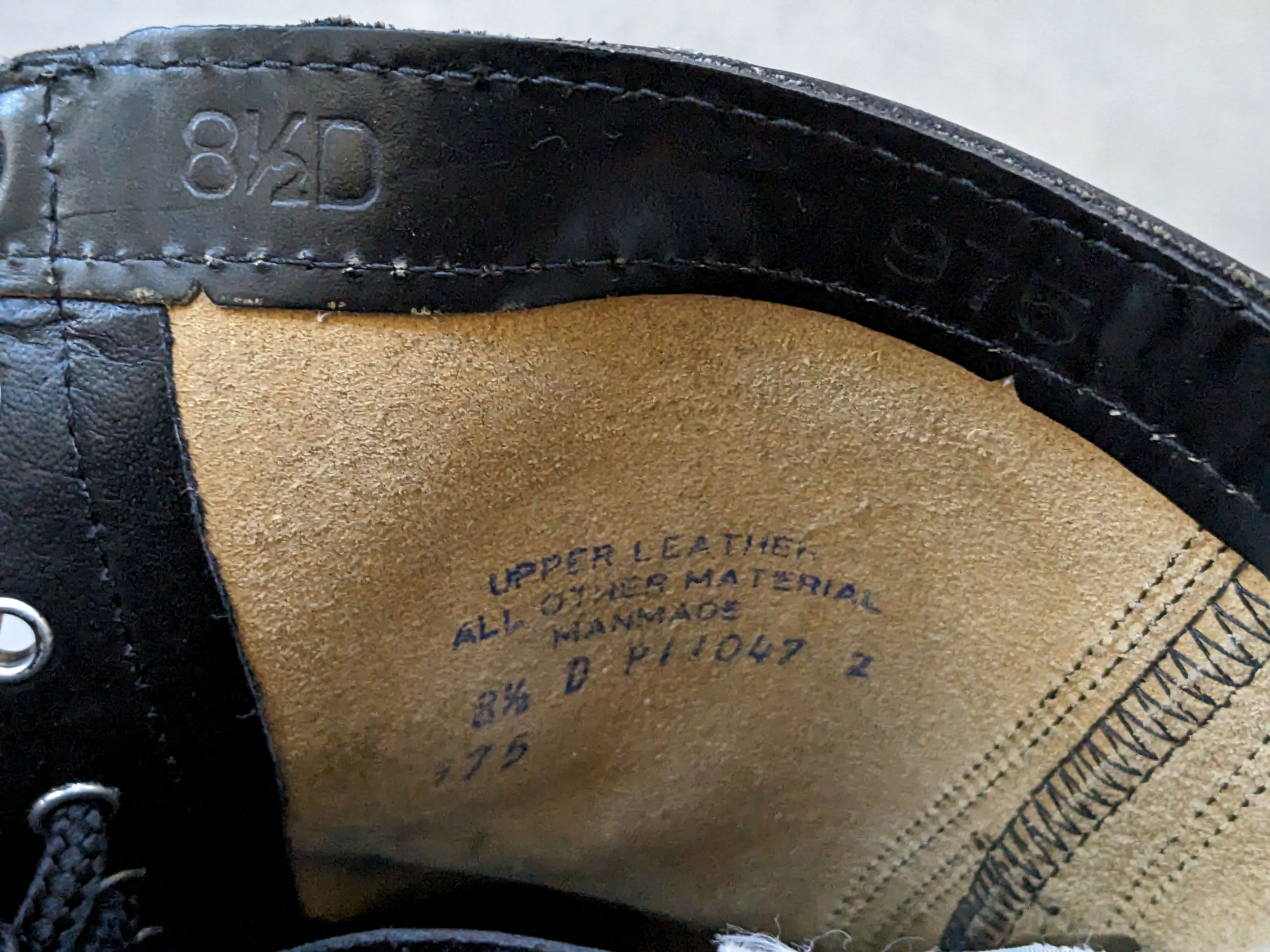 Vintage Vintage Combat Boots Black 8.5 Leather Biker Chunky Rubber Size US 8.5 / EU 41-42 - 9 Thumbnail