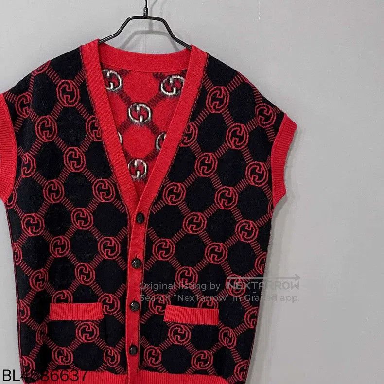 Gucci Gucci Old flower double-sided wear vest cardigan Size XS / US 0-2 / IT 36-38 - 2 Thumbnail