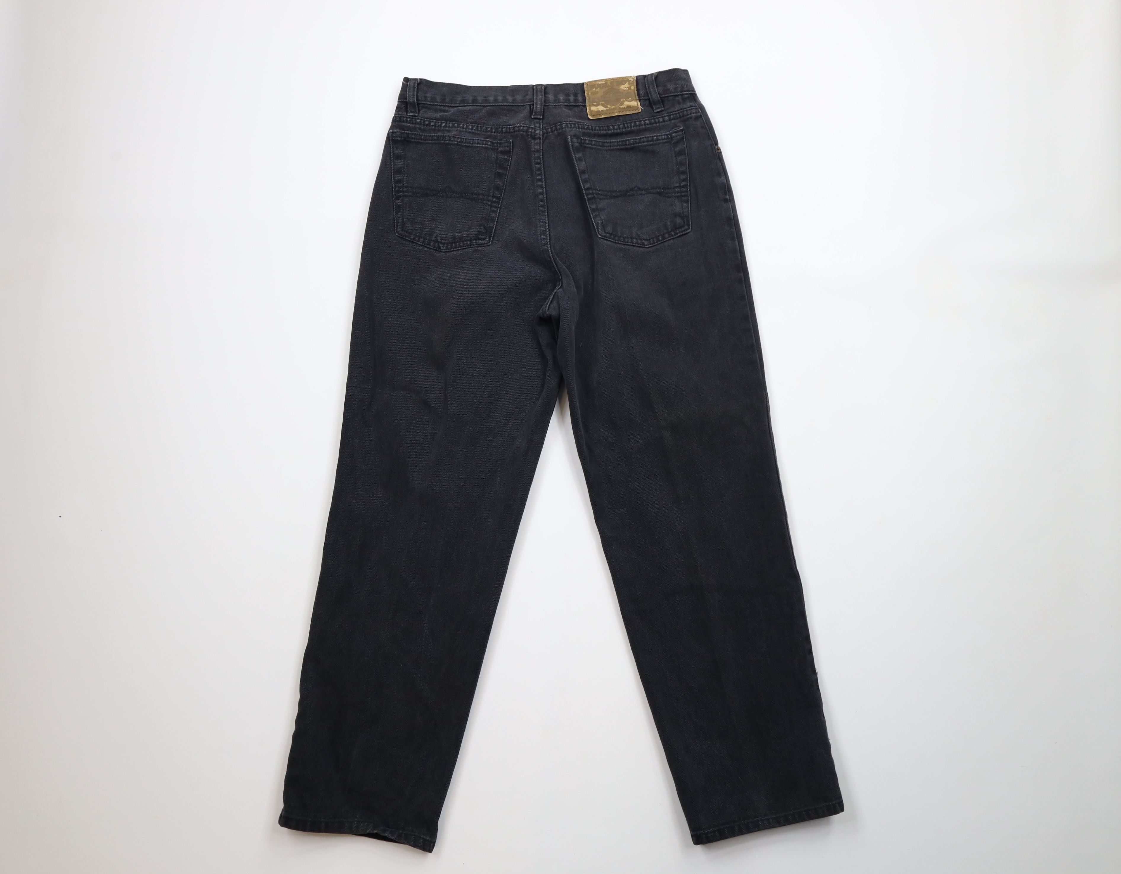 Vintage Vintage 90s Streetwear Straight Leg Denim Jeans Black Size US 30 / EU 46 - 8 Thumbnail