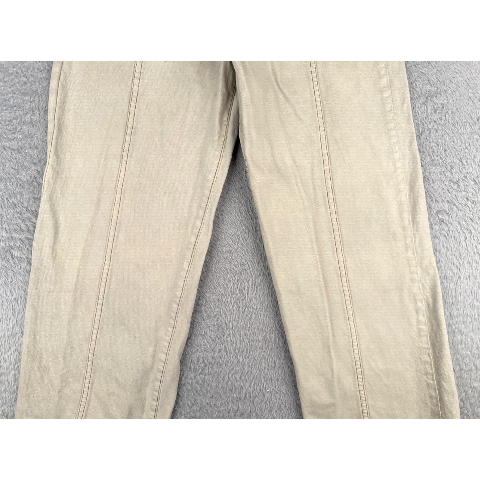 Nasty Gal Nasty Gal Jeans Women Beige Denim Wide-Leg 2 Mid Rise 24x30 Cotton Blend 5-Pocket Design Polyester? (note: avoid adding new info) Size 26" / US 2 / IT 38 - 3 Thumbnail
