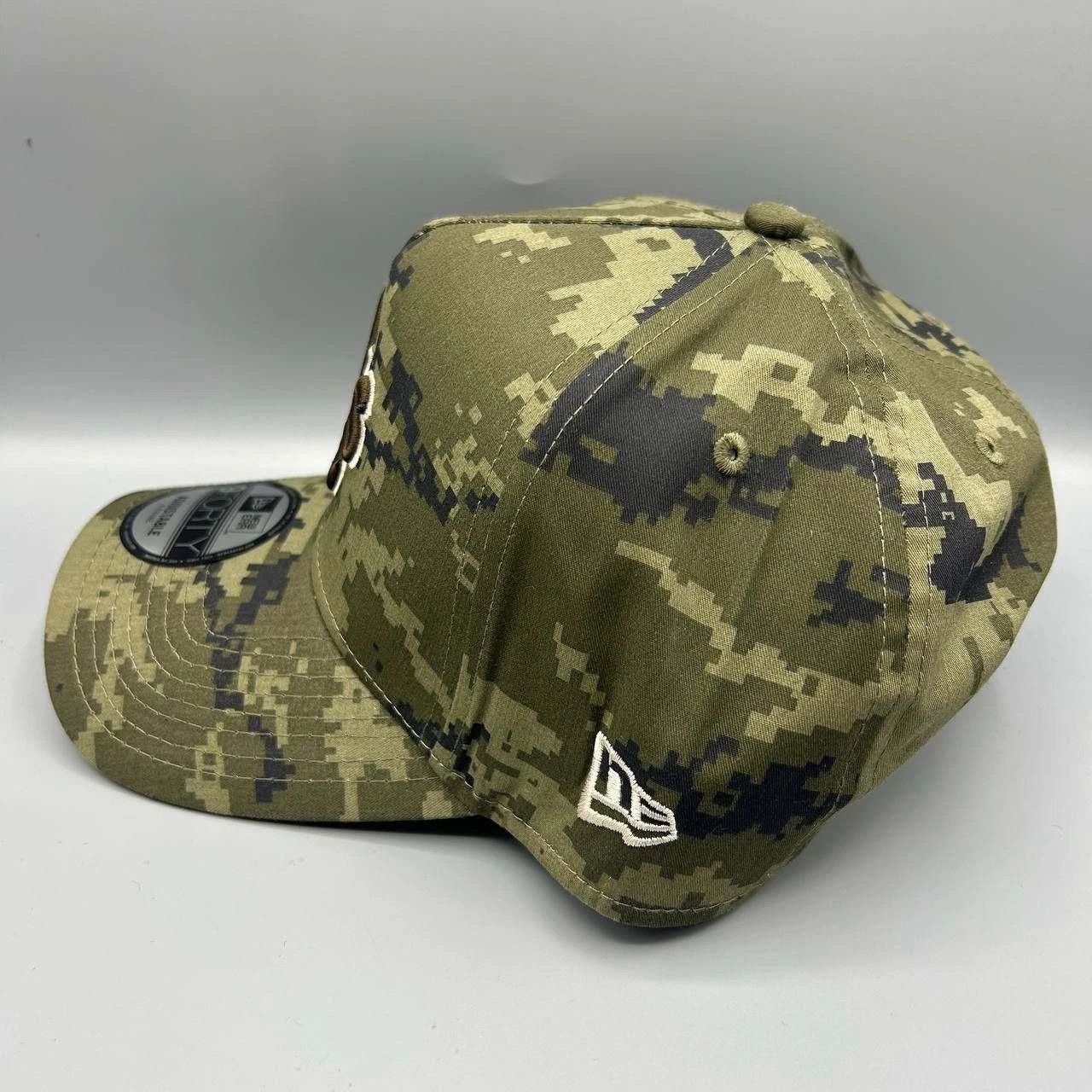 New Era Oakland Athletics Hat Men Camo Snap Back Cap A-Frame Cotton Size ONE SIZE - 7 Thumbnail