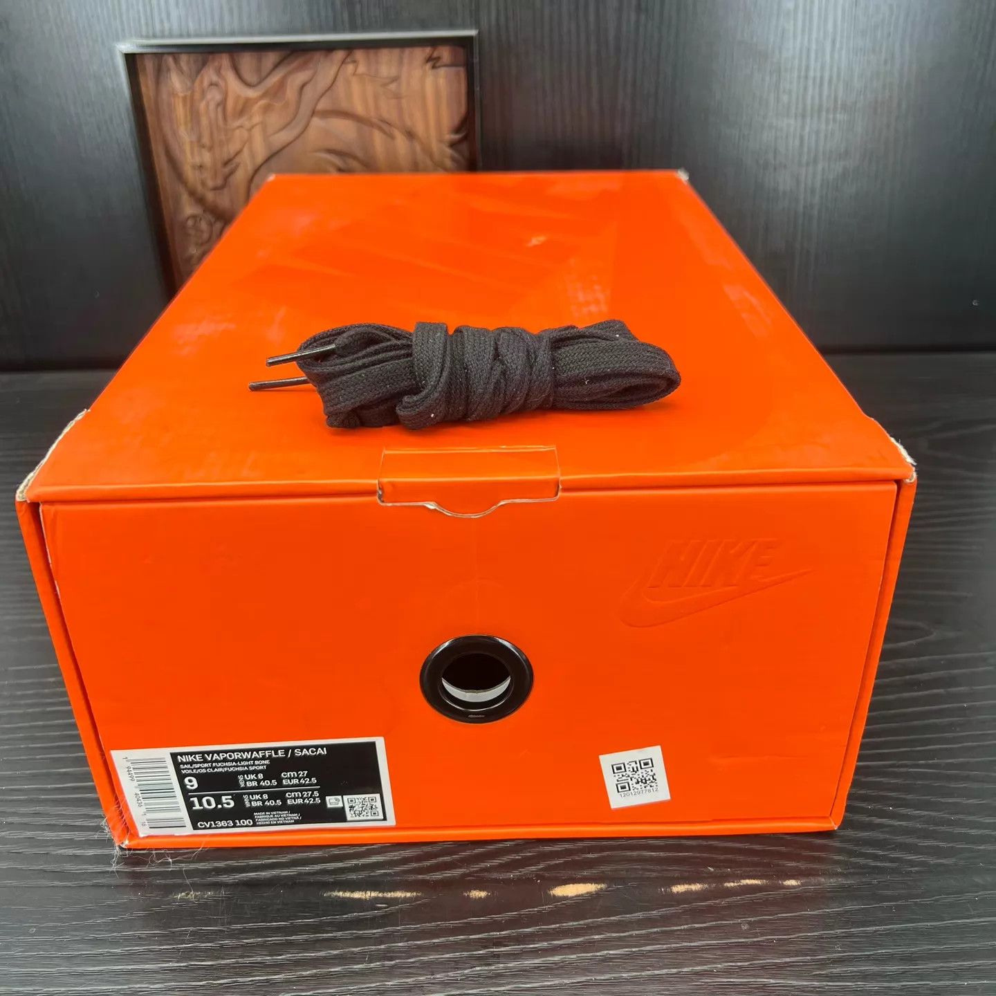 Nike sacai vaporwaffle gray/white 42.5 2x Worn With Box Size US 9 / EU 42 - 9 Thumbnail