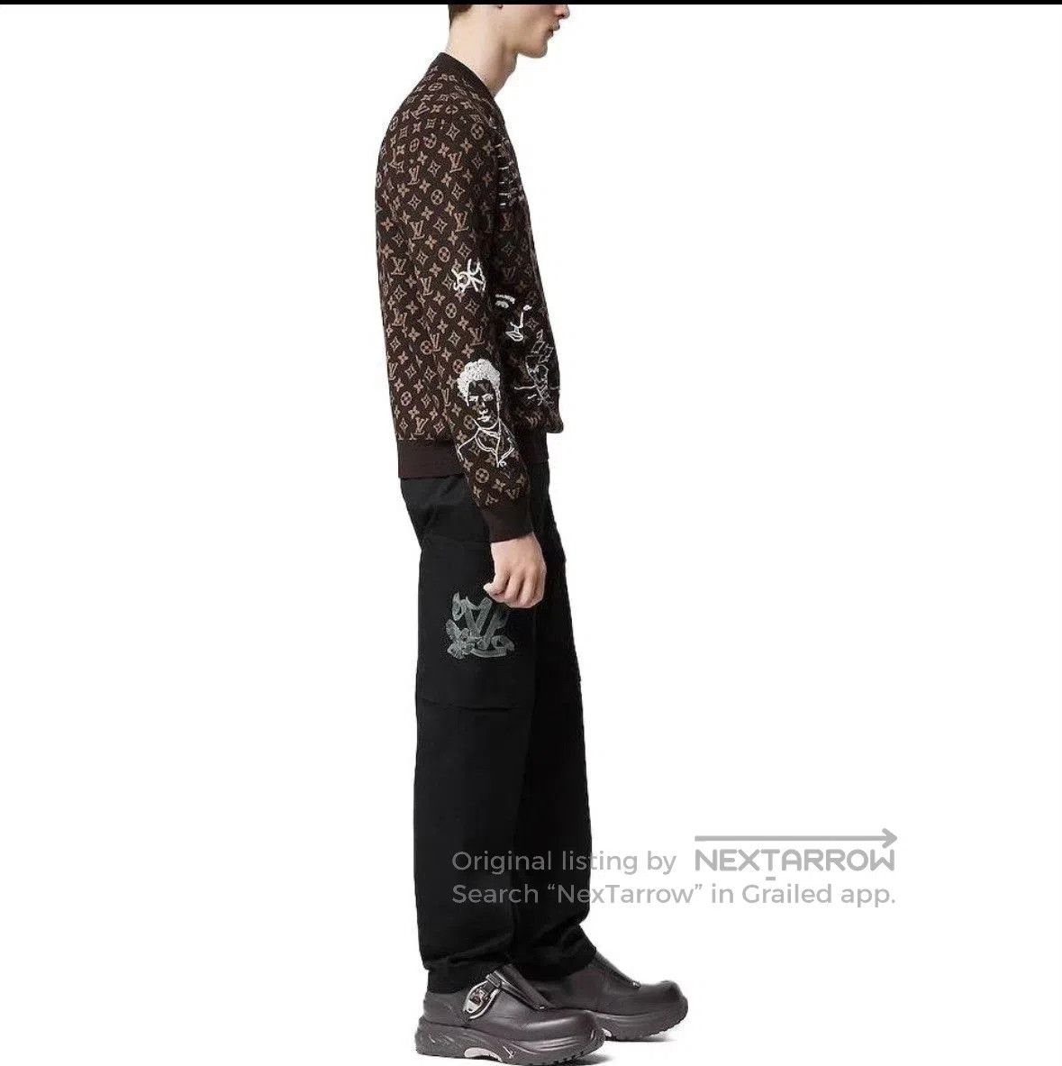 Louis Vuitton Louis Vuitton FW23 Embroidered Cargo Pants. Size US 28 / EU 44 - 7 Thumbnail