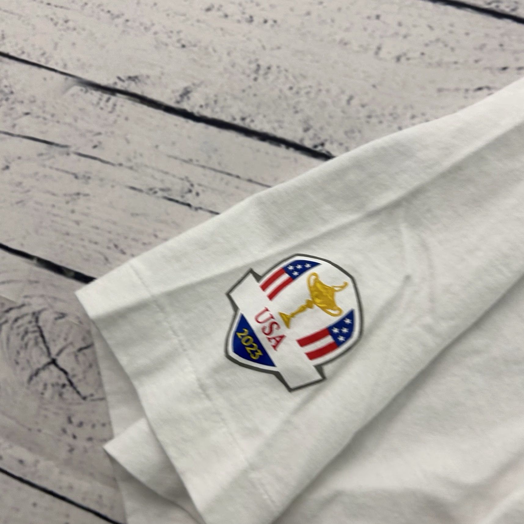 RLX Ralph Lauren Ralph Lauren RLX Ryder Cup USA Marco Simone Short Sleeve T Shirt Men's XXL White Size US XXL / EU 58 / 5 - 2 Thumbnail