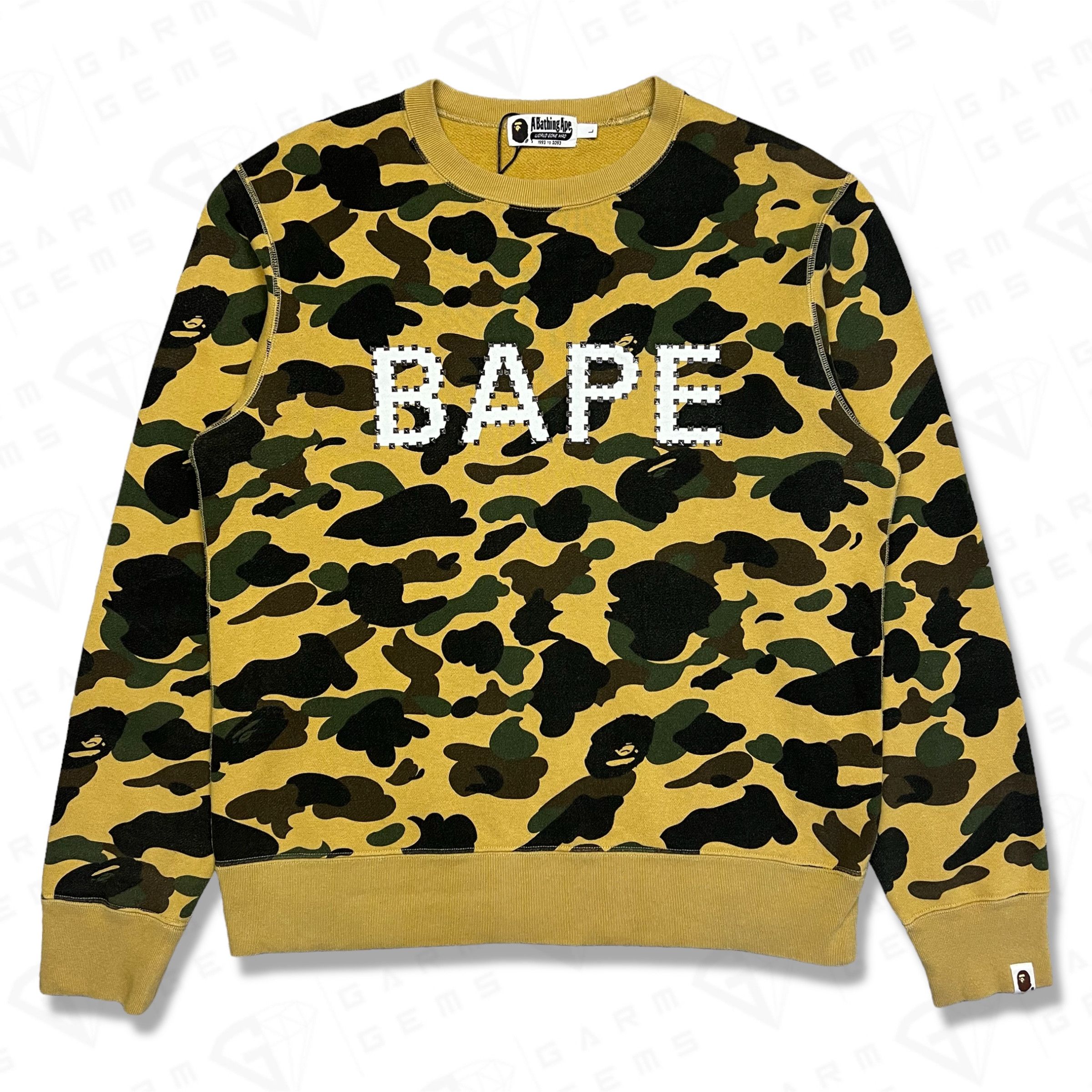 Bape A Bathing Ape 1st Camo Studs Sweatshirt Size US L / EU 52-54 / 3 - 1 Thumbnail