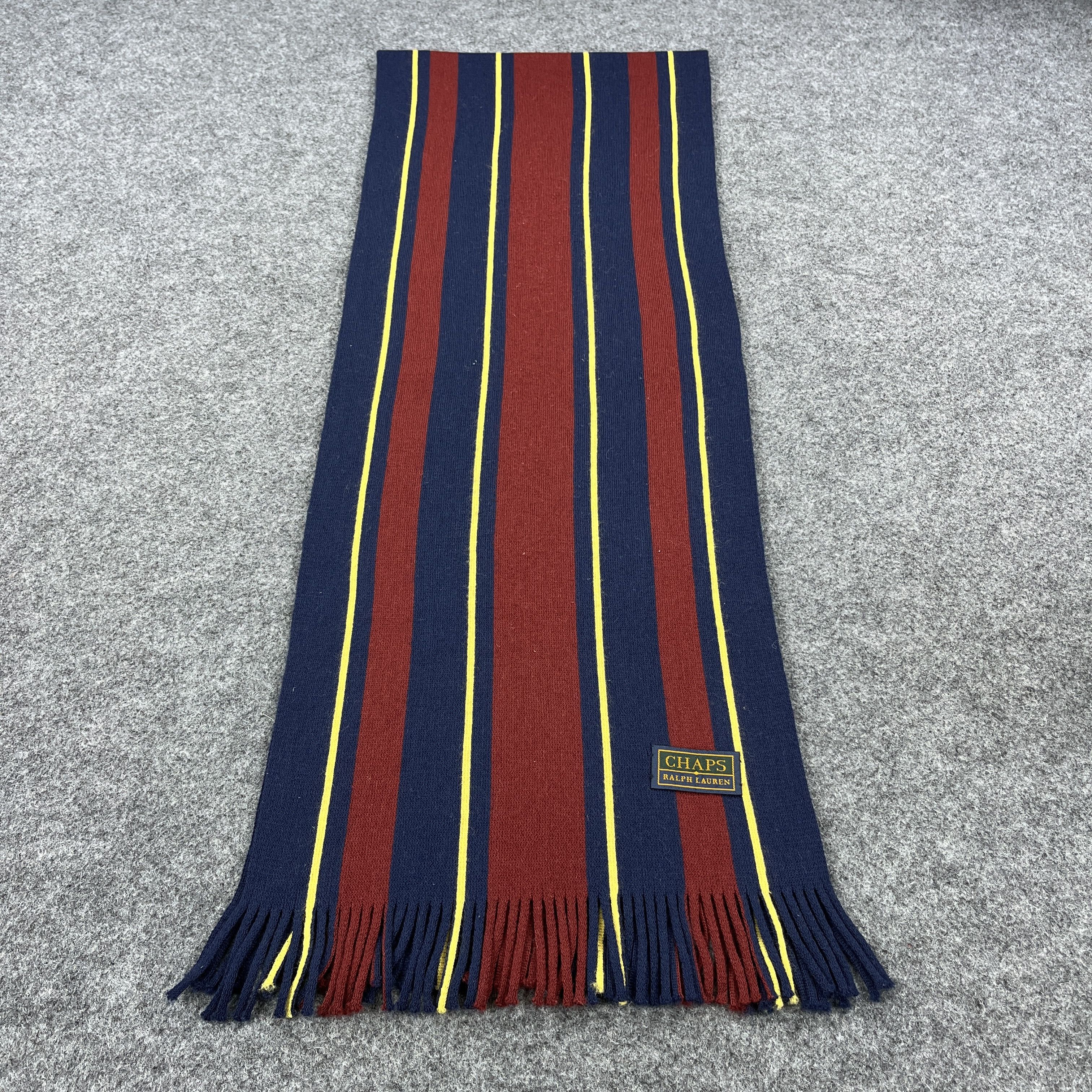 Chaps Ralph Lauren × Vintage Chaps Ralph Lauren Scarf / Muffler / Neckwear T1555 Size ONE SIZE - 2 Thumbnail
