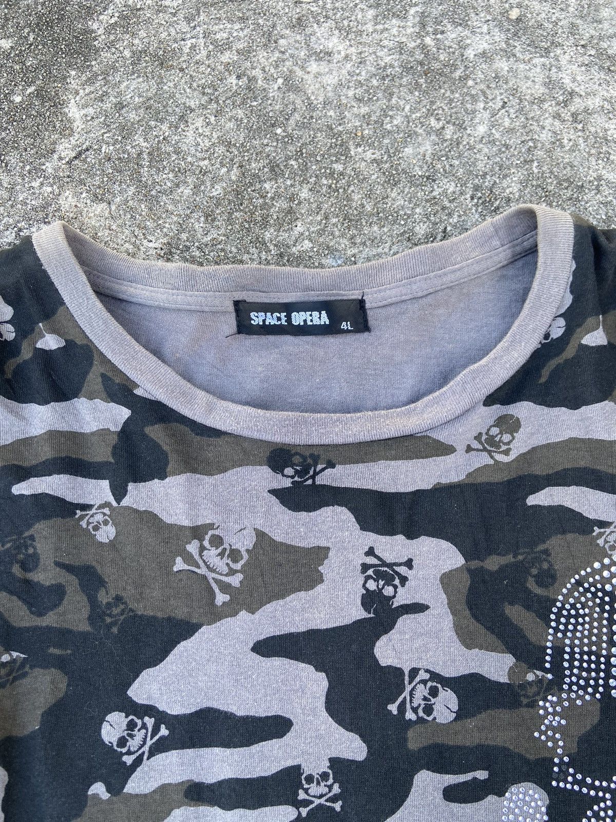 Beauty Beast × Hysteric Glamour × Japanese Brand BRUSQUE MANNER DOUBLE LAYER ALL OVER SKULL LONG SLEEVE Size US XL / EU 56 / 4 - 7 Thumbnail