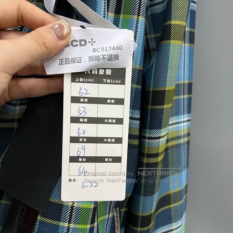 Other Hermes Plaid Printed Double-Faced Jacket Size US L / EU 52-54 / 3 - 7 Thumbnail