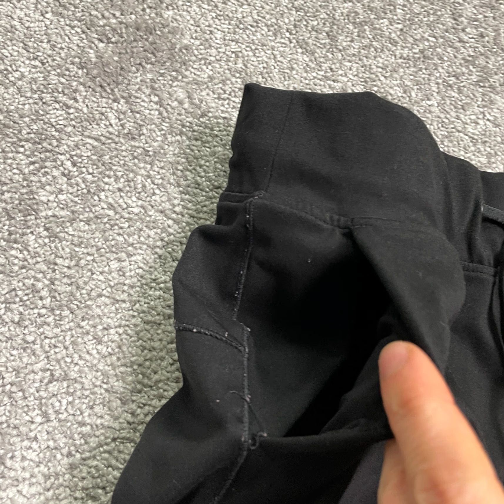 Vintage 90 Degrees By Reflex Sweatpants Women XS Black Drawstring Tapered 26x27.5 Size 26" / US 2 / IT 38 - 4 Thumbnail