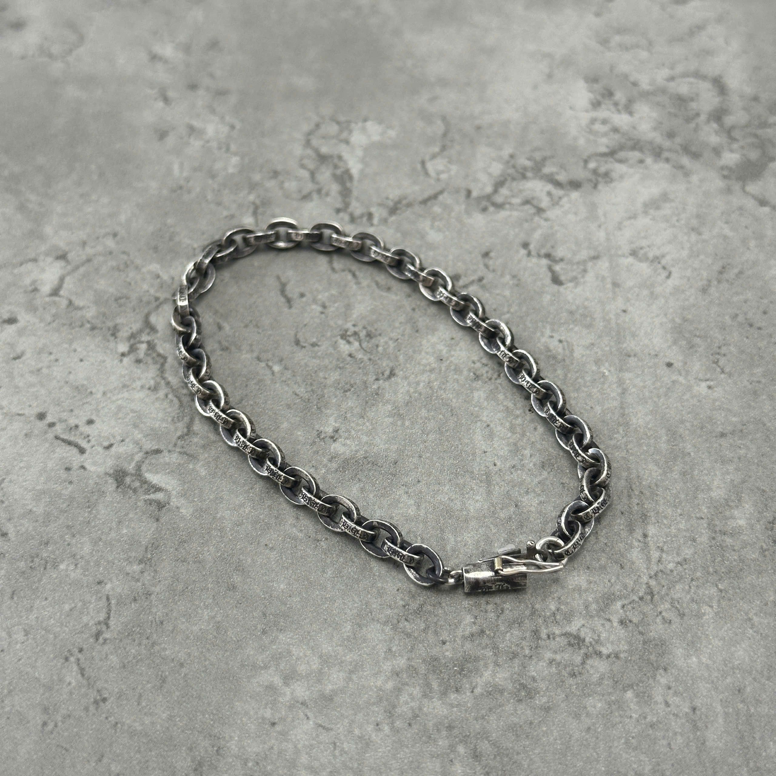 CHROME HEARTS Paper Chain Bracelet SILVER