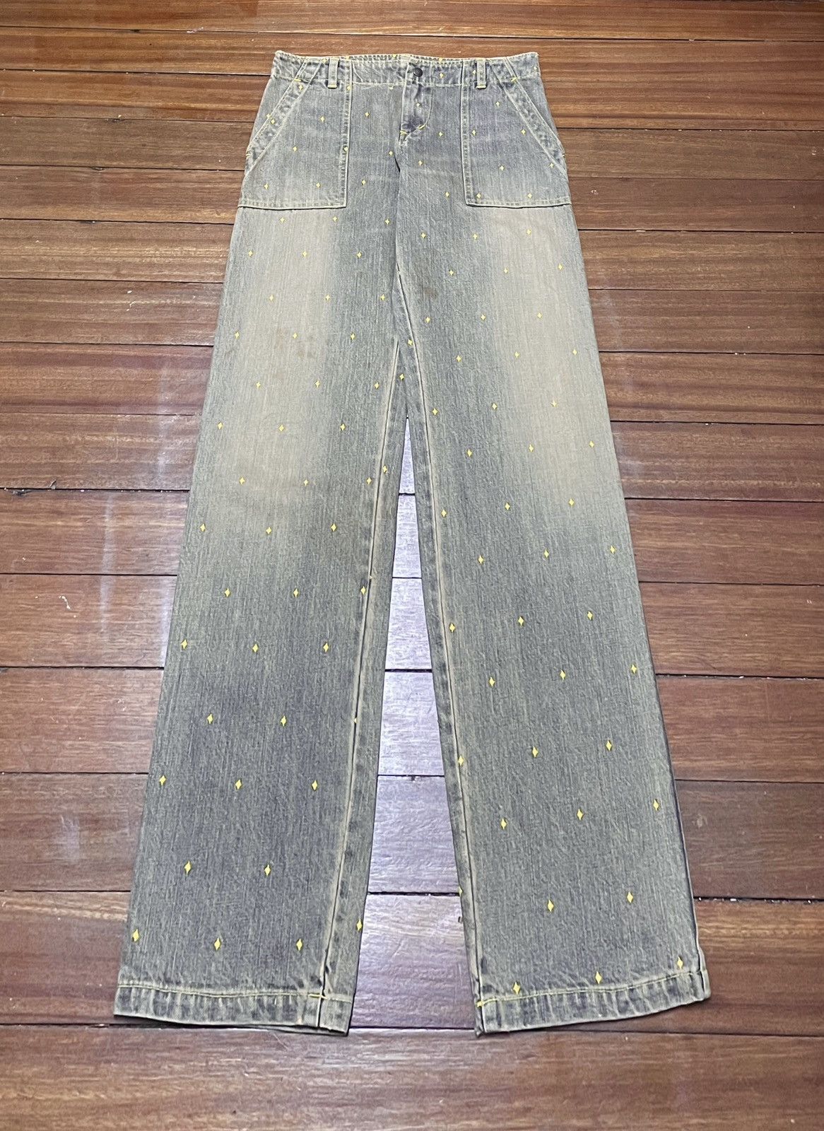 Undercover SS02 Very Rare Undercover The Illusion of Haze Diamond Jeans Size US 29 - 1 Thumbnail