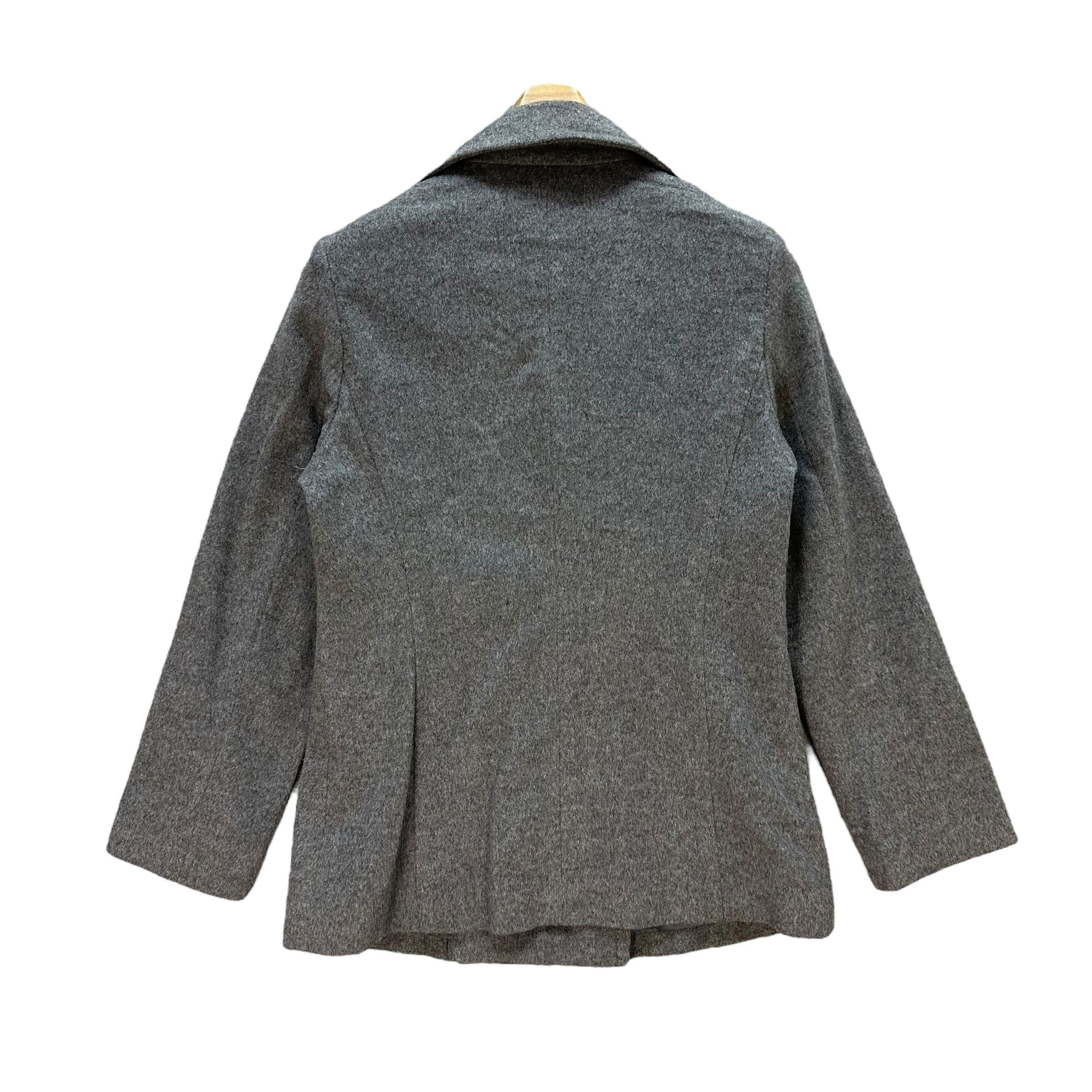 Japanese Brand DRAPERS BENCH Drake Double Breasted Wool Coat #A41-0938 Size L / US 10 / IT 46 - 10 Thumbnail