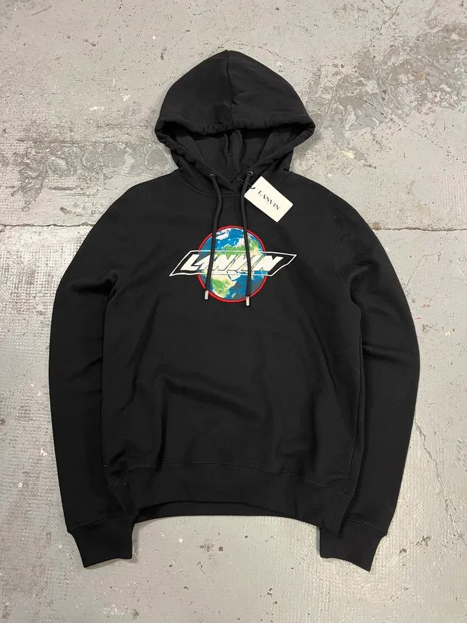 Lanvin Lanvin World Black Hoodie Size US M / EU 48-50 / 2 - 1 Thumbnail
