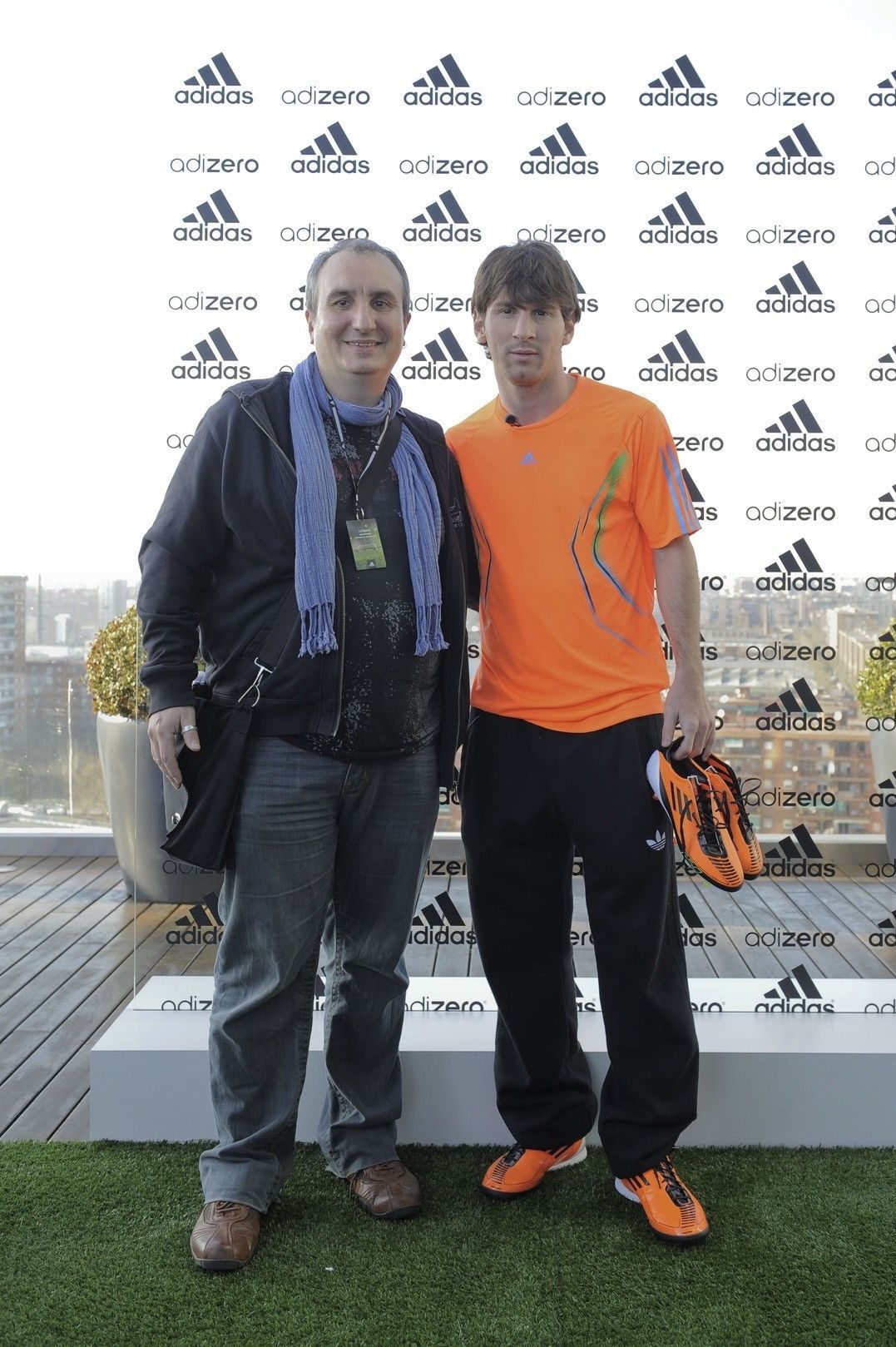 Adidas Adidas F50 Adizero TRX FG Messi Chameleon Orange UK 11 Size US 11 / EU 44 - 2 Thumbnail