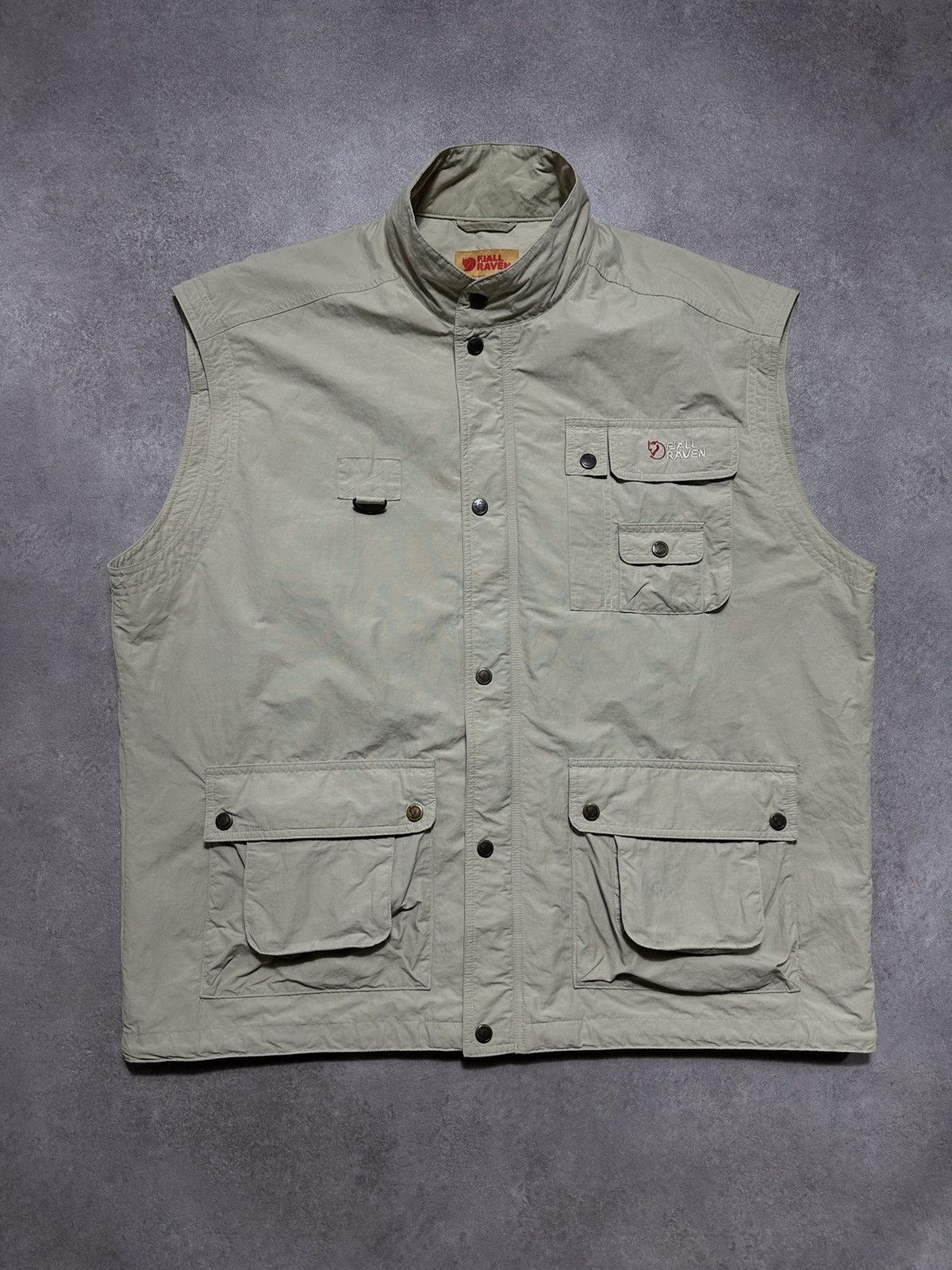 Fjallraven × Vintage Mens Vintage Outdoor Multi pocket Fjallraven G-1000 Vest Size US XL / EU 56 / 4 - 1 Thumbnail