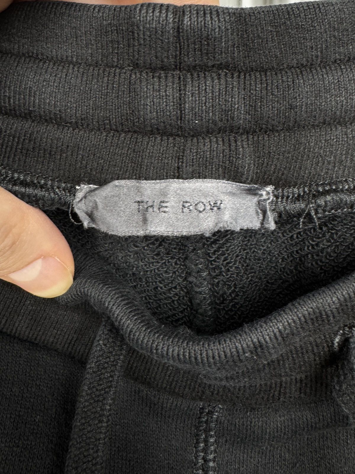 The Row The Row Black Unisex Sweatpants Luxury Size US 30 / EU 46 - 8 Thumbnail