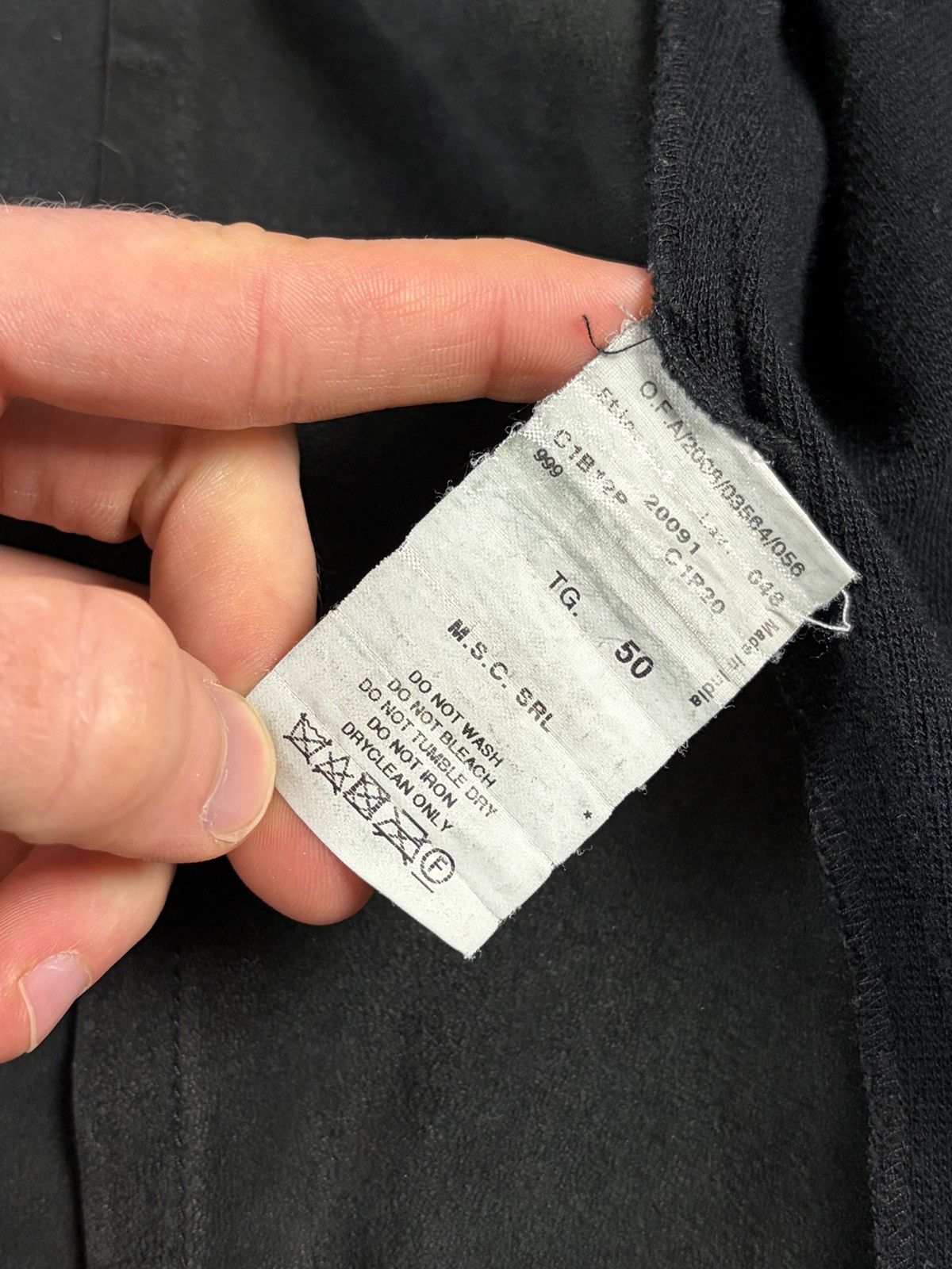 Emporio Armani Emporio Armani Leather Biker Jacket Vintage Archive Black Size US M / EU 48-50 / 2 - 8 Thumbnail