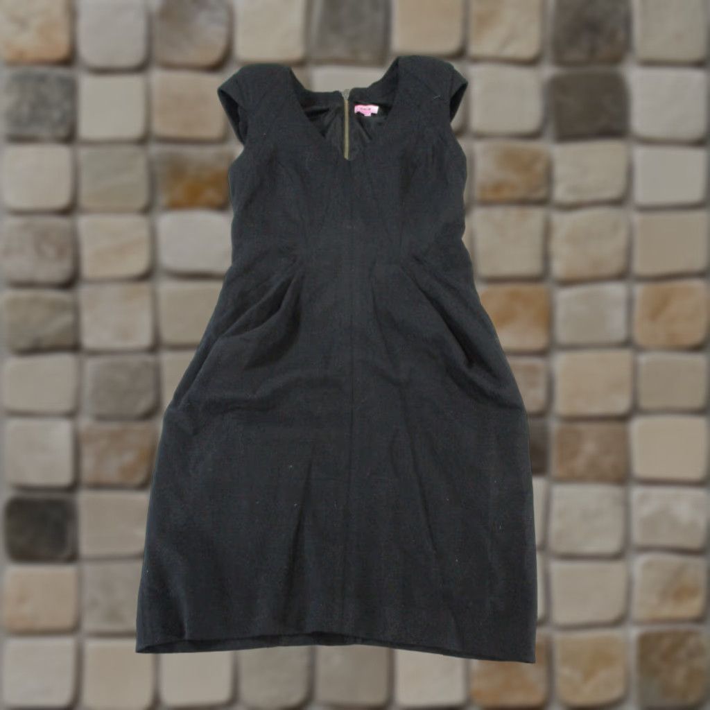 Vintage VINTAGE Helmet Lang Black Wool Blend Dress Womens Size 4 Sheath Bodycon 90s Party Size S / US 4 / IT 40 - 1 Thumbnail