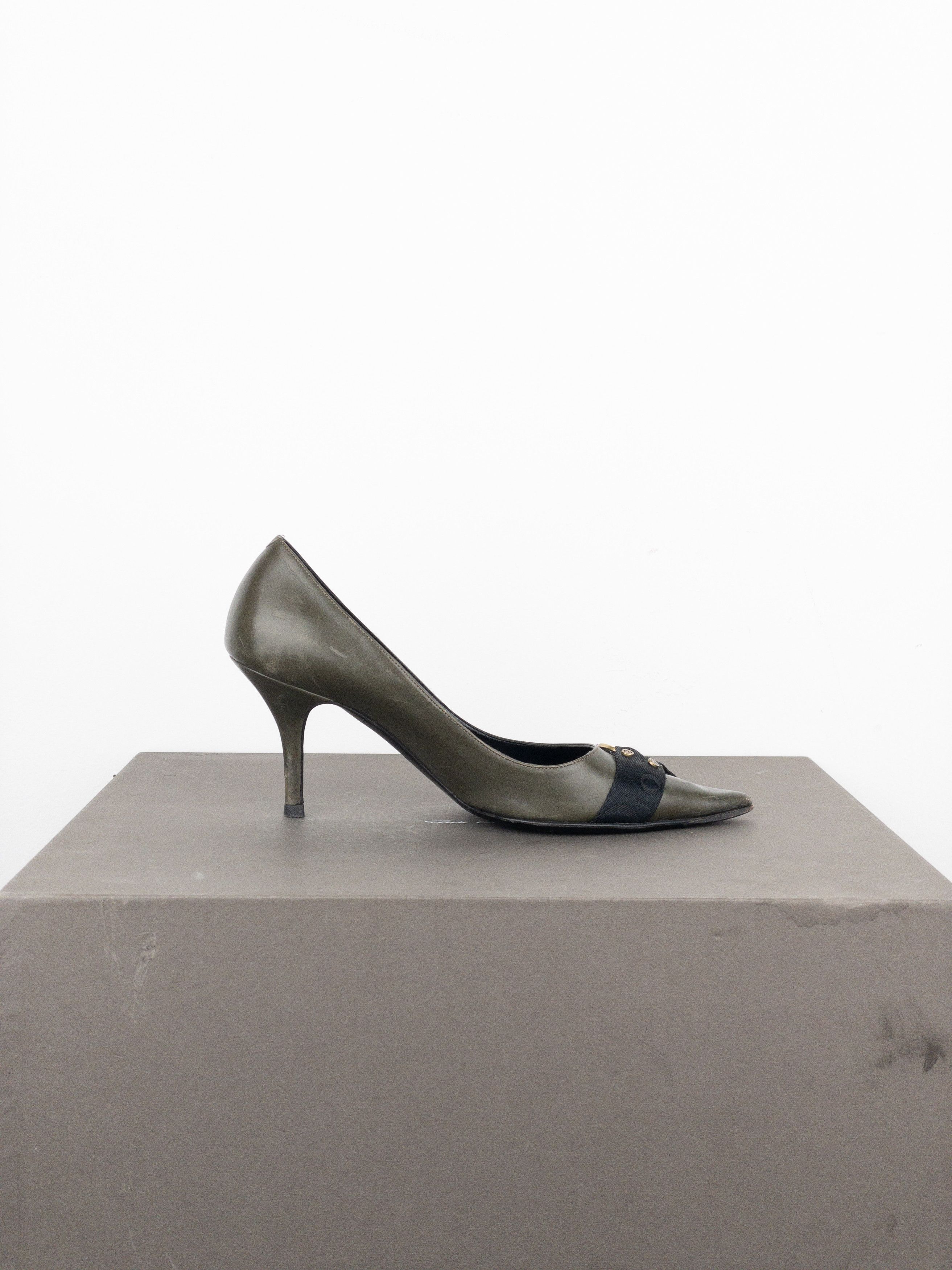 Dior Dior by Galliano AW04 Parachute Bondage Pump Heels Size US 7.5 / IT 37.5 - 4 Thumbnail