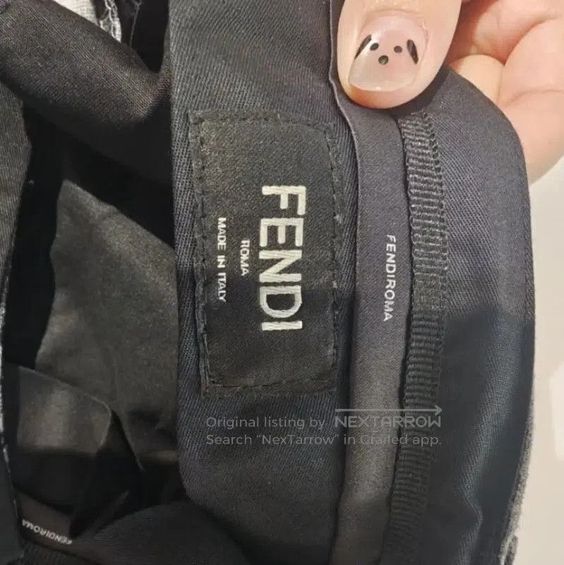 Fendi Fendi Gray and Black Casual Pants for Women . Size 23" - 3 Thumbnail