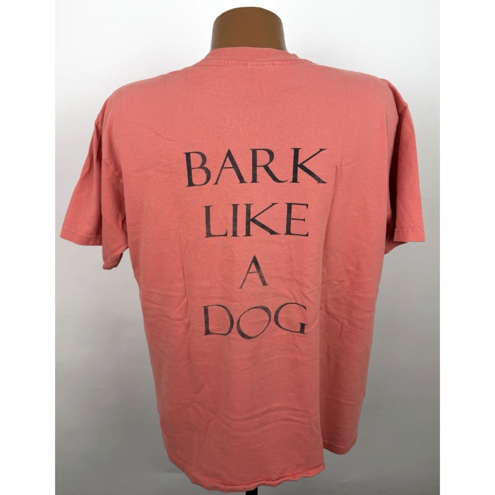 Anvil VINTAGE Anvil Bar Shirt Mens L Pink 1990s T-Shirt Funny Distressed Size US L / EU 52-54 / 3 - 2 Thumbnail