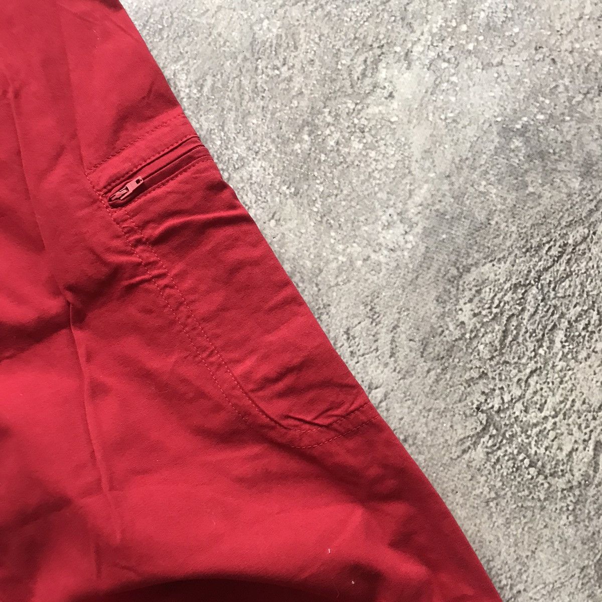 Vintage Vintage 90s Red Baggy Cargo Parachute Pants Streetwear 28 Size 28" / US 6 / IT 42 - 4 Thumbnail