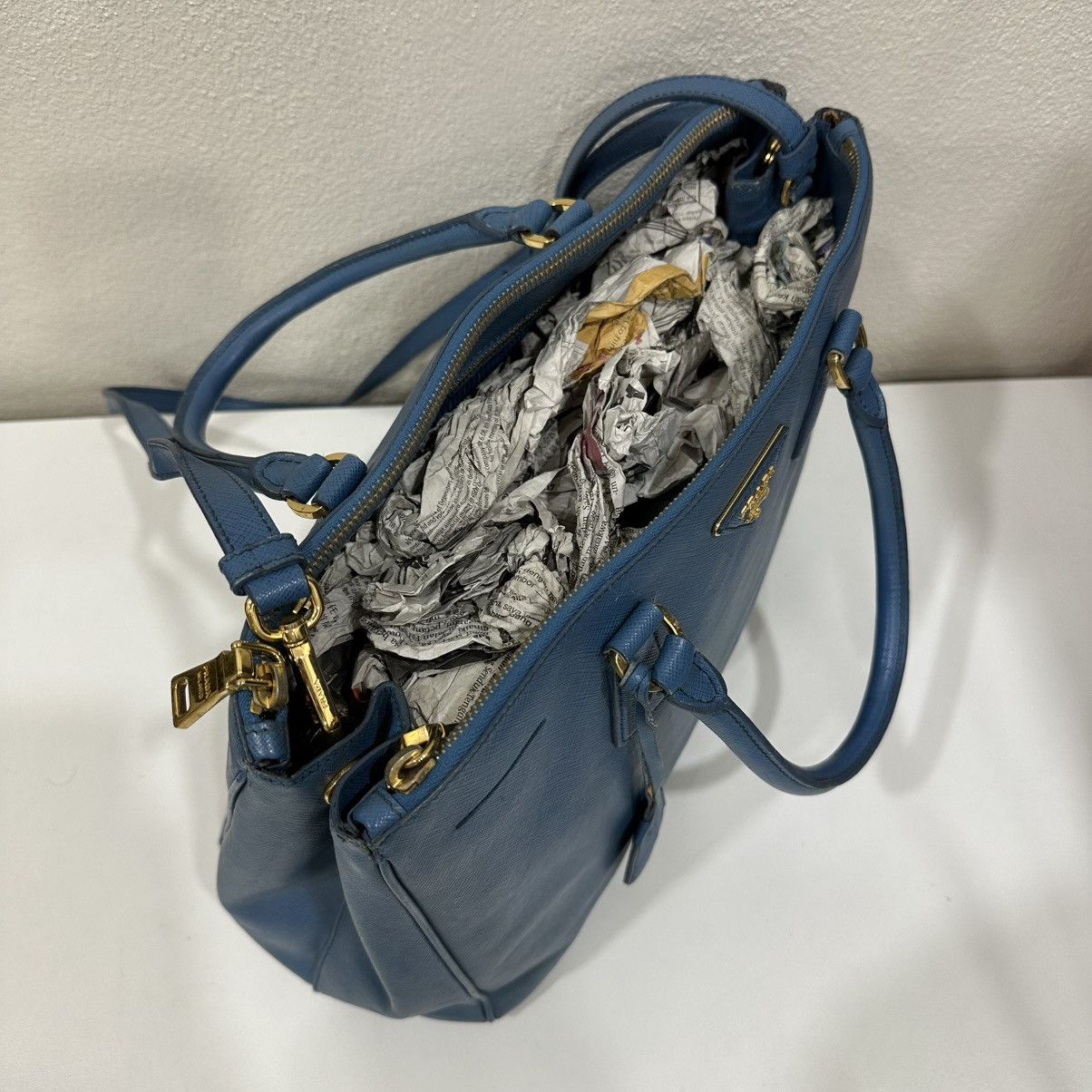 Prada PRADA GALLERIA SATCHEL TWO WAY BAG SAFFIANO LEATHER Size ONE SIZE - 8 Thumbnail