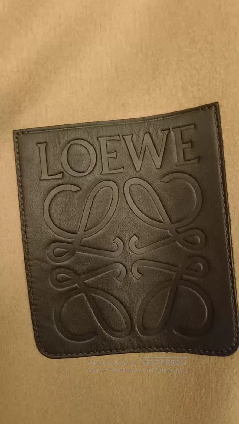 Loewe Loewe Beige and Brown Leather Patch Cargo Jacket Size US S / EU 44-46 / 1 - 4 Thumbnail