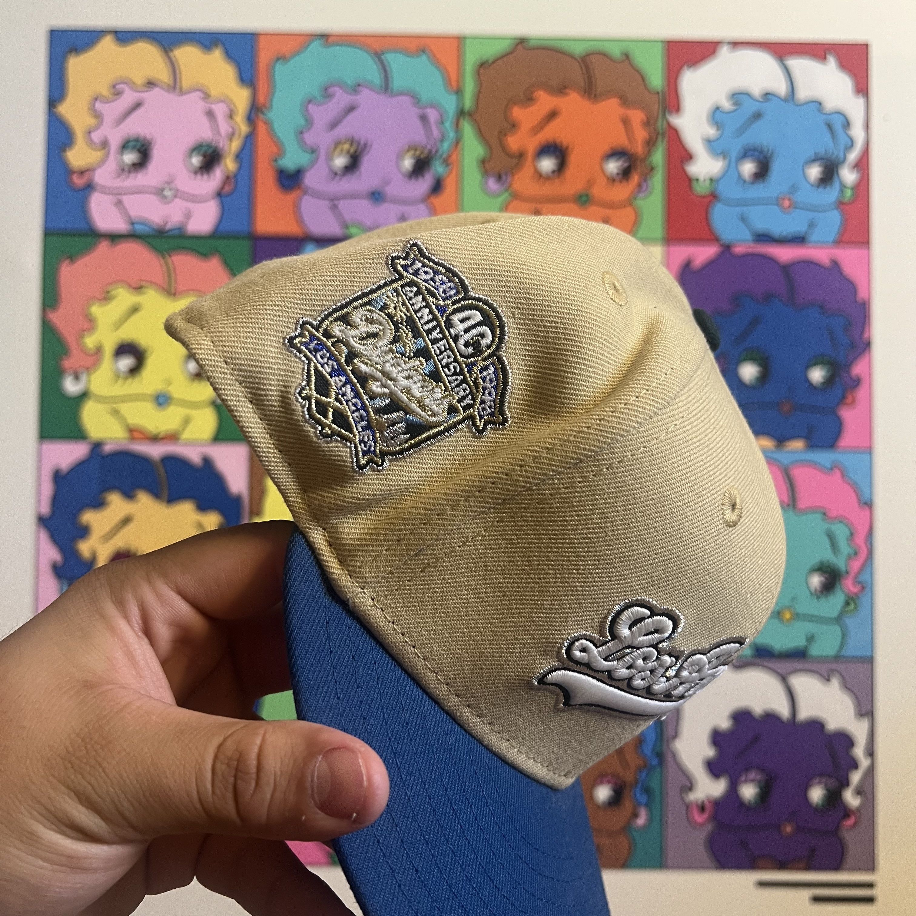 New Era 7 3/8 New era Los angeles Fitted Two Tone Size ONE SIZE - 2 Thumbnail