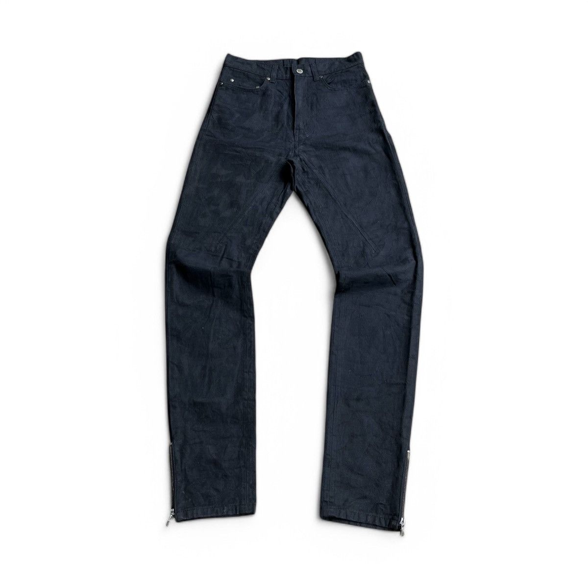 Takahiromiyashita The Soloist. Takahiromiyashita The Soloist Denim Pant Black on Black Size US 27 - 1 Thumbnail