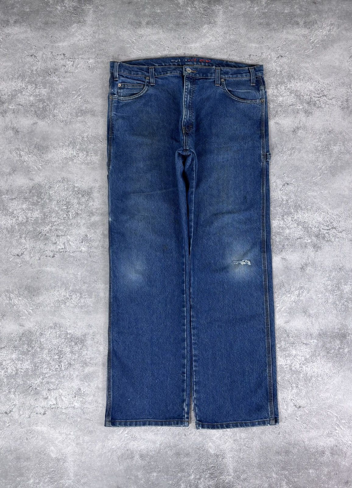 Dickies Dickies Men’s Carpenter Denim Jeans Flex Relaxed Straight Size US 38 / EU 54 - 2 Thumbnail