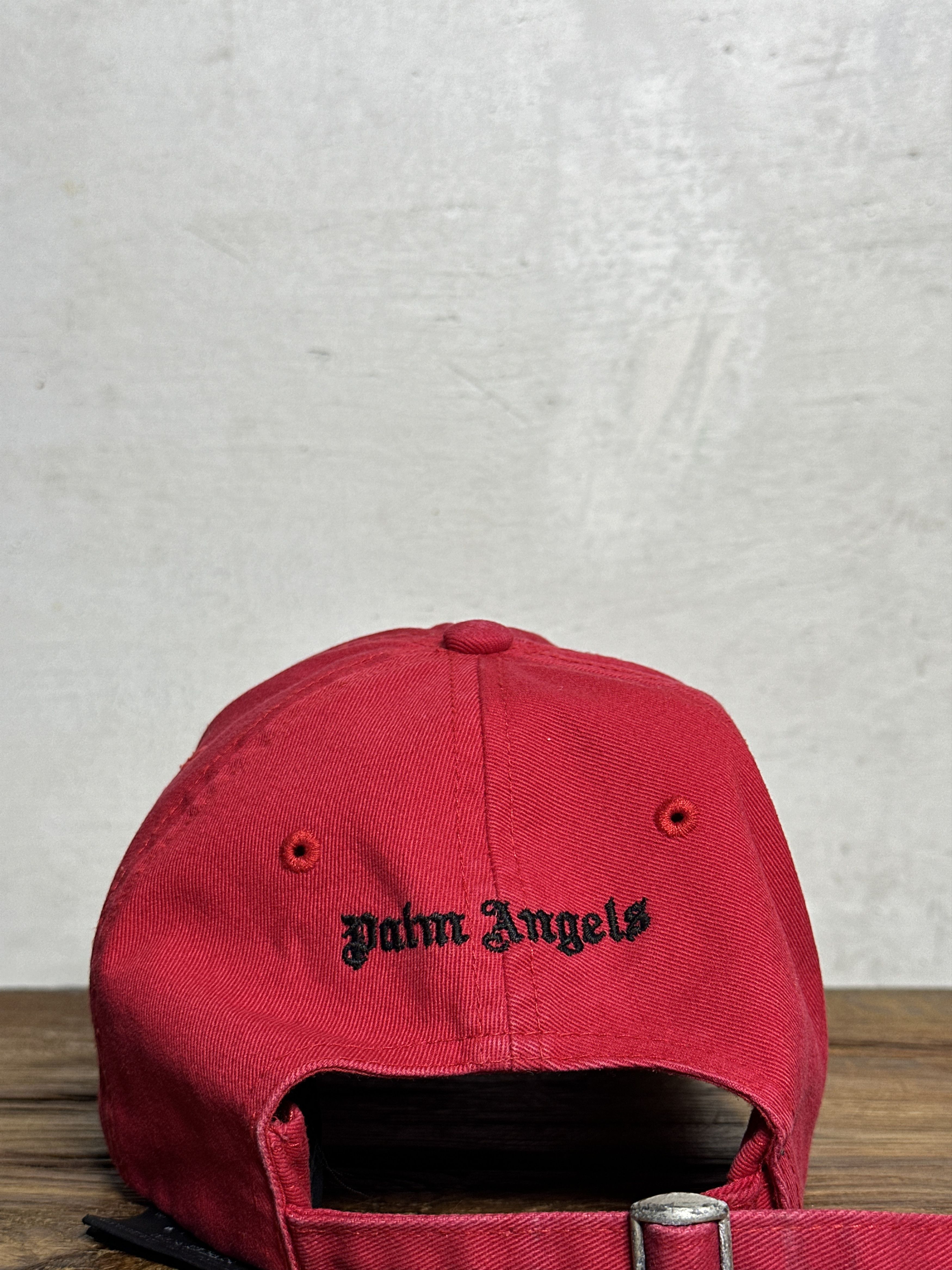 Palm Angels Palm Angels Red Baseball Cap Size ONE SIZE - 5 Thumbnail