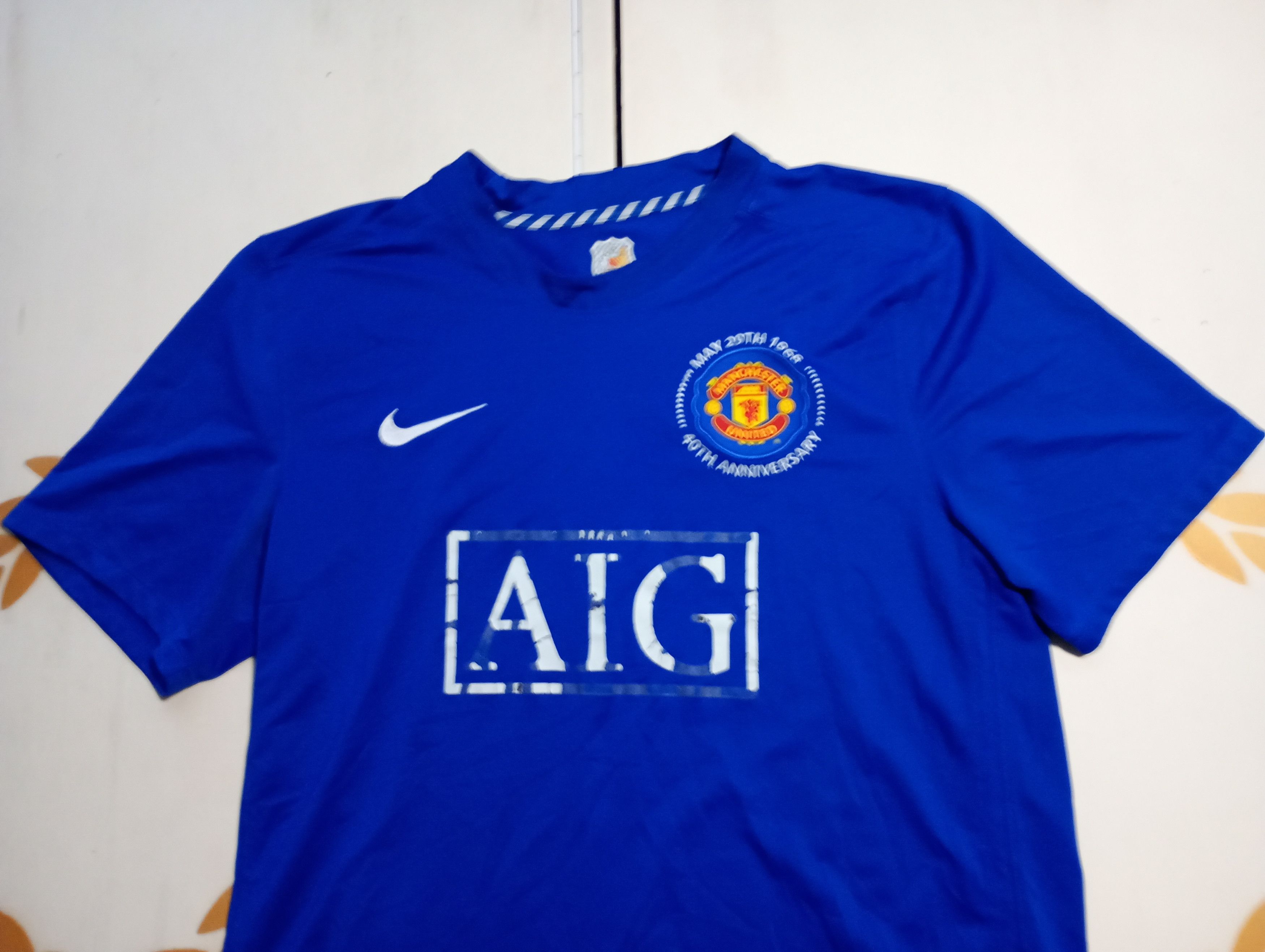 Nike MANCHESTER UNITED 2008 2009 THIRD SOCCER JERSEY NIKE Size US XL / EU 56 / 4 - 5 Thumbnail