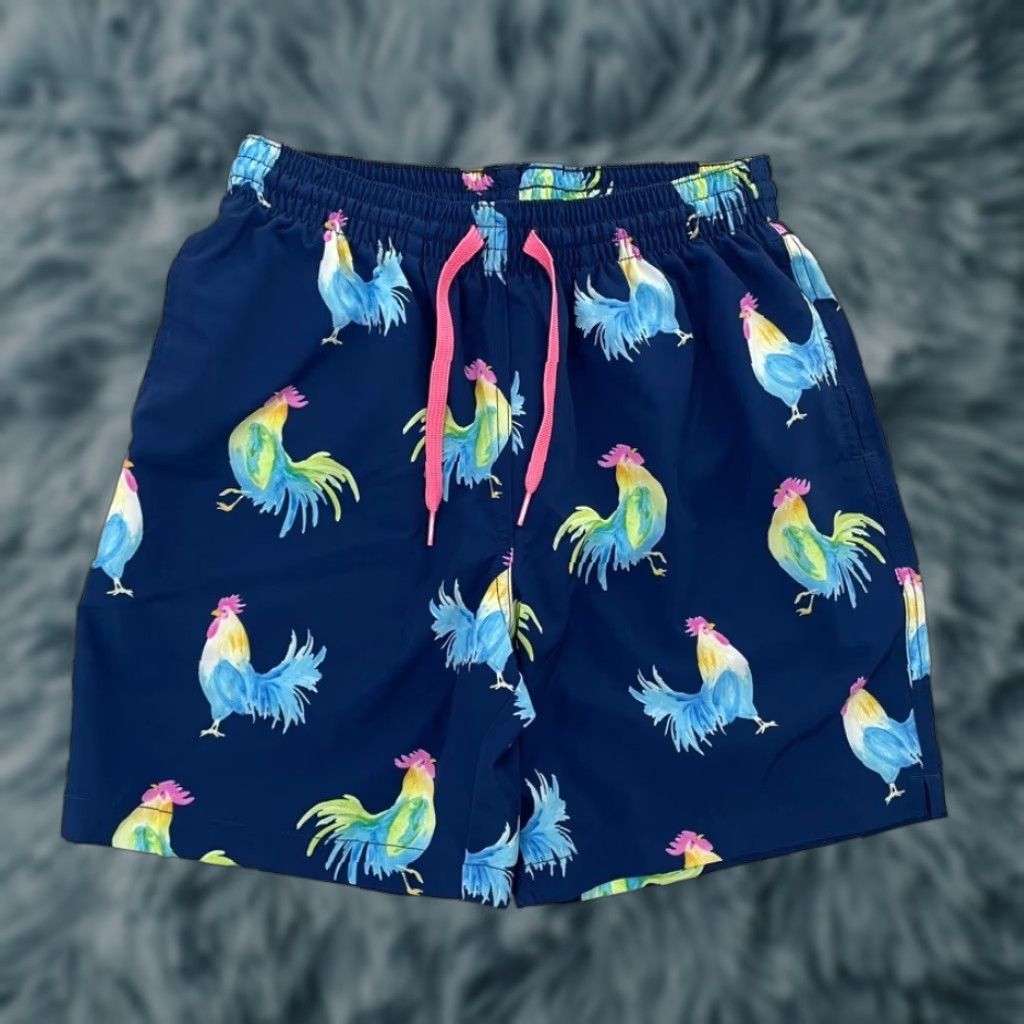 Chubbies Chubbies Shorts Adult Small Blue Roaster Swim Trunks Board Lined Pockets Mens S Size US 29 - 1 Thumbnail