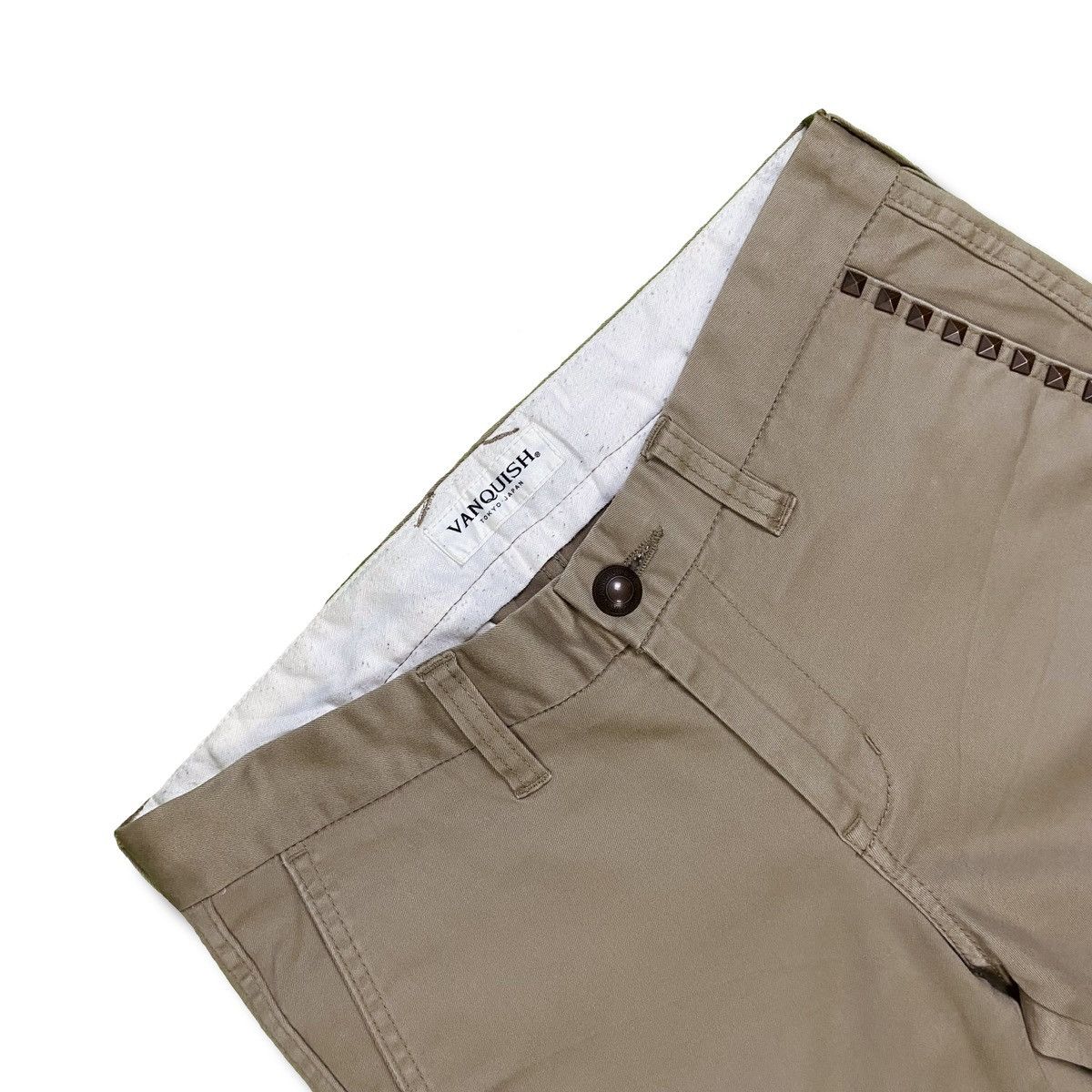 Vanquish Vanquish khaki flare pants Size US 29 - 2 Thumbnail