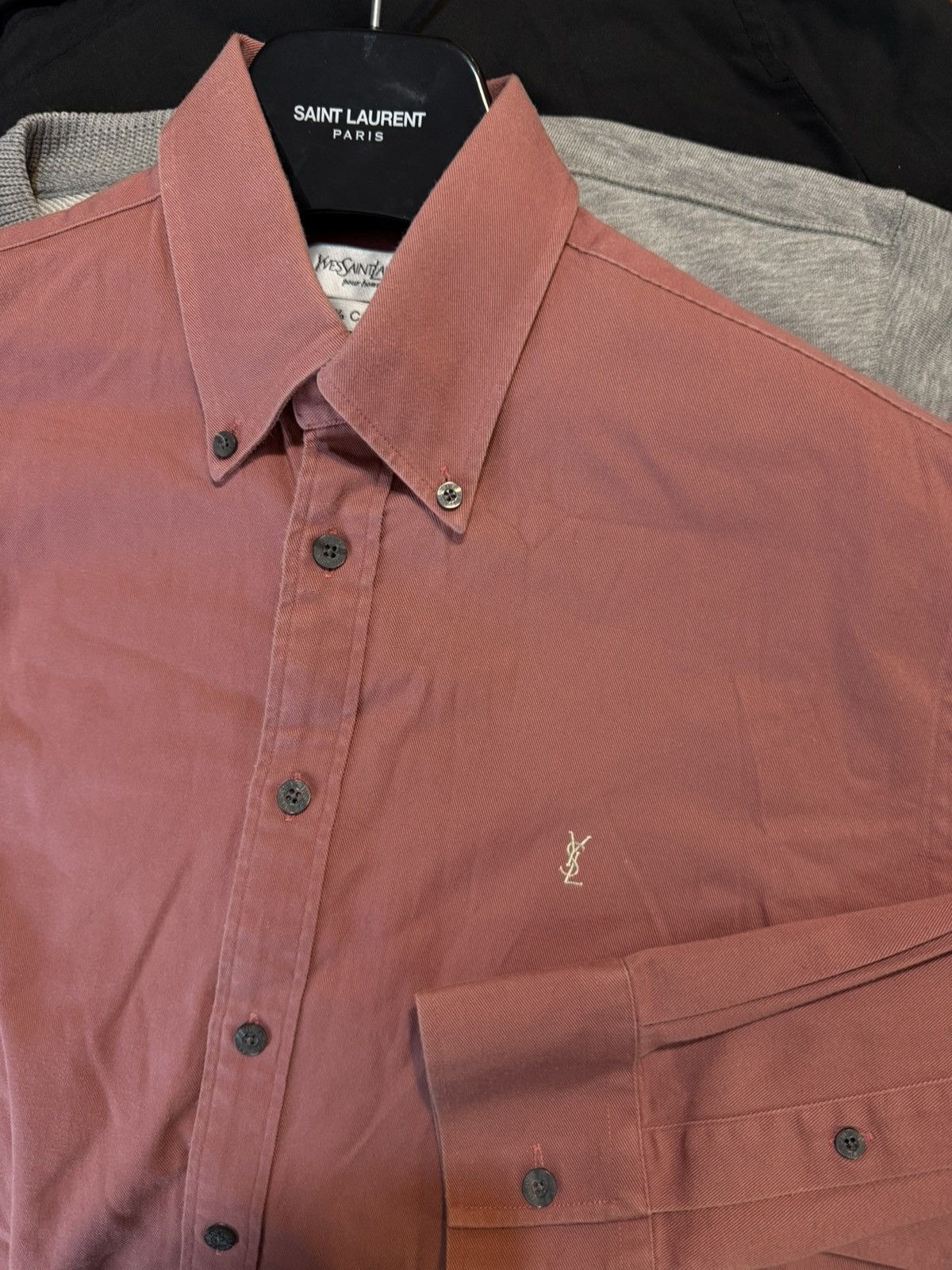 Pinky Heavy YSL Shirt Cotton