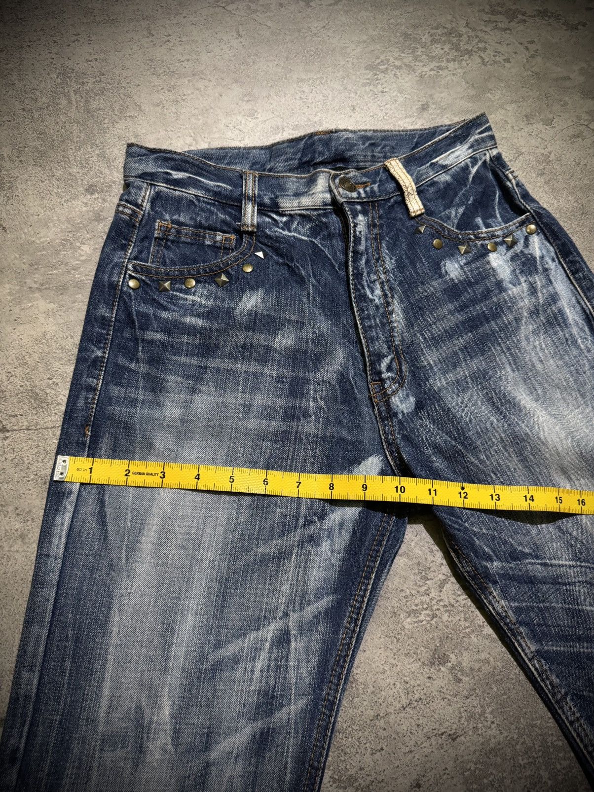 Hysteric Glamour Y2k Studded Snake ifsixwasnine jeans Size US 27 - 13 Thumbnail