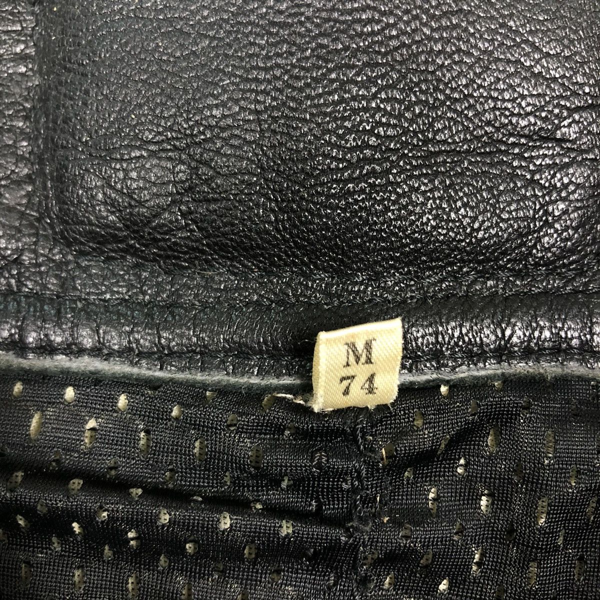Genuine Leather 🔥90’s Vtg Biker Motor Cross Leather Pants Corin Motors Japan Size US 26 / EU 42 - 12 Thumbnail