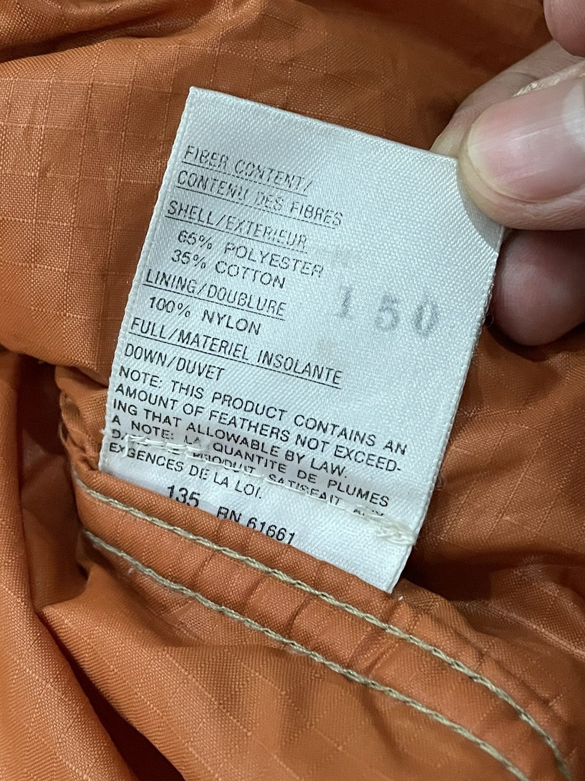 The North Face Vintage The North Face Down Jacket (Missing Hoodie) Size US L / EU 52-54 / 3 - 11 Thumbnail