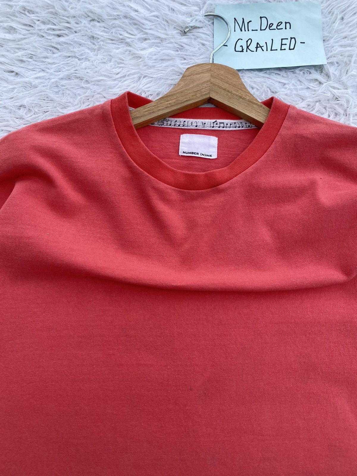 Number (N)ine Rare Number Nine Japanese Brand Pink Tshirt Size US M / EU 48-50 / 2 - 7 Thumbnail