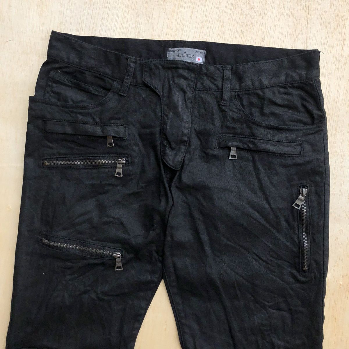Japanese Brand abettor biker denim harajyuku tokyo japan STRETCH Size US 34 / EU 50 - 2 Thumbnail