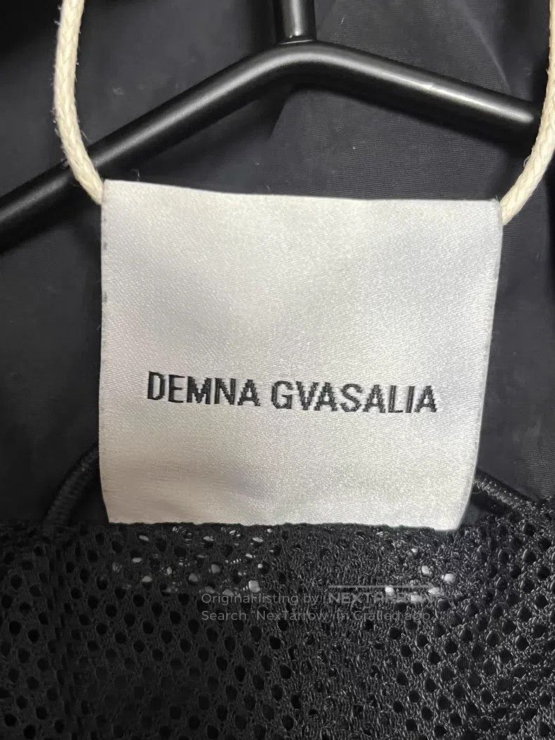 Vetements VETEMENTS Hooded Sleeve Reflective Drawcord Black Windbrea Size US XS / EU 42 / 0 - 5 Thumbnail