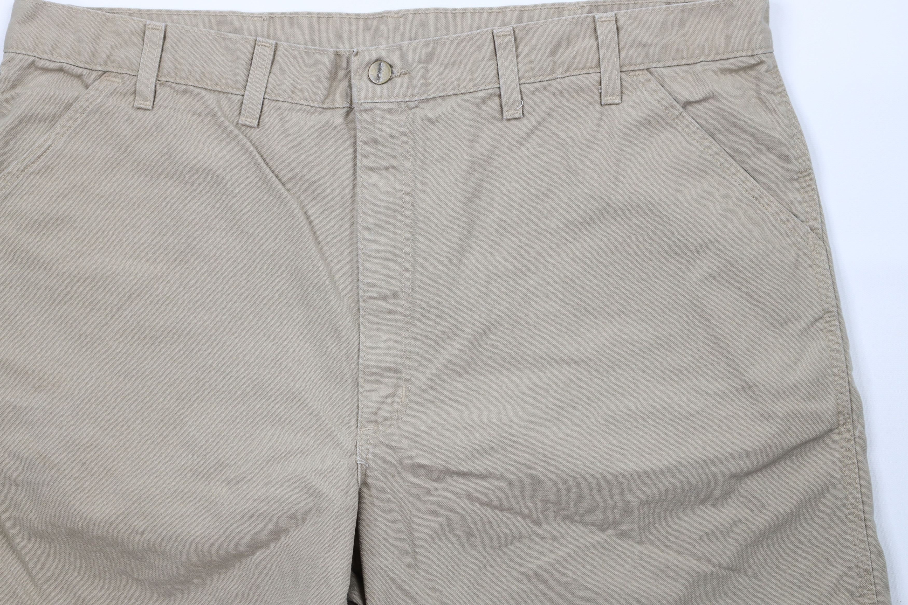Carhartt × Vintage Vintage Y2K 2000 Carhartt Above Knee Shorts Beige USA Size US 44 / EU 60 - 3 Thumbnail