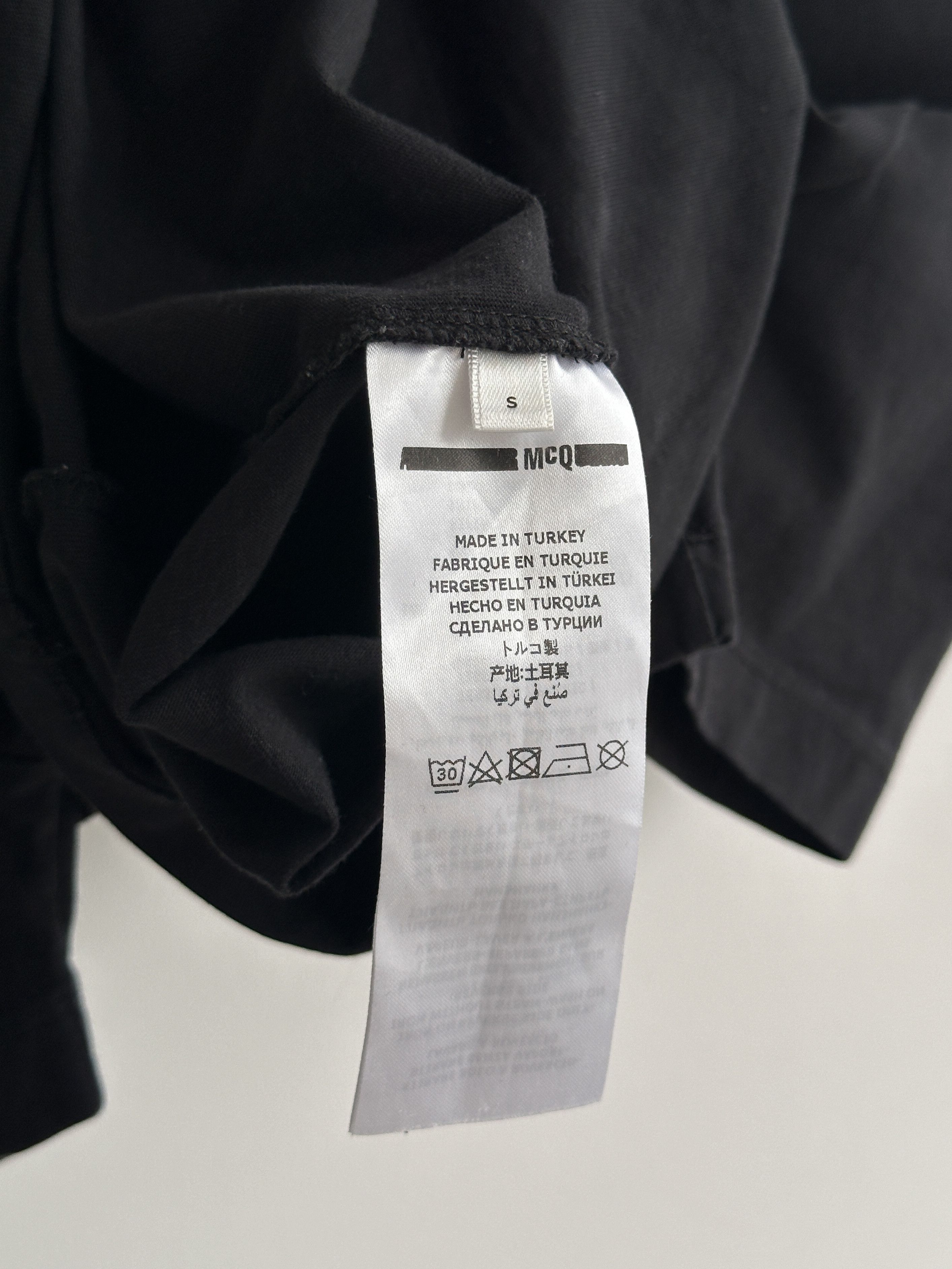 Alexander McQueen McQ Alexander McQueen Black Tee Shirt Size S / US 4 / IT 40 - 5 Thumbnail