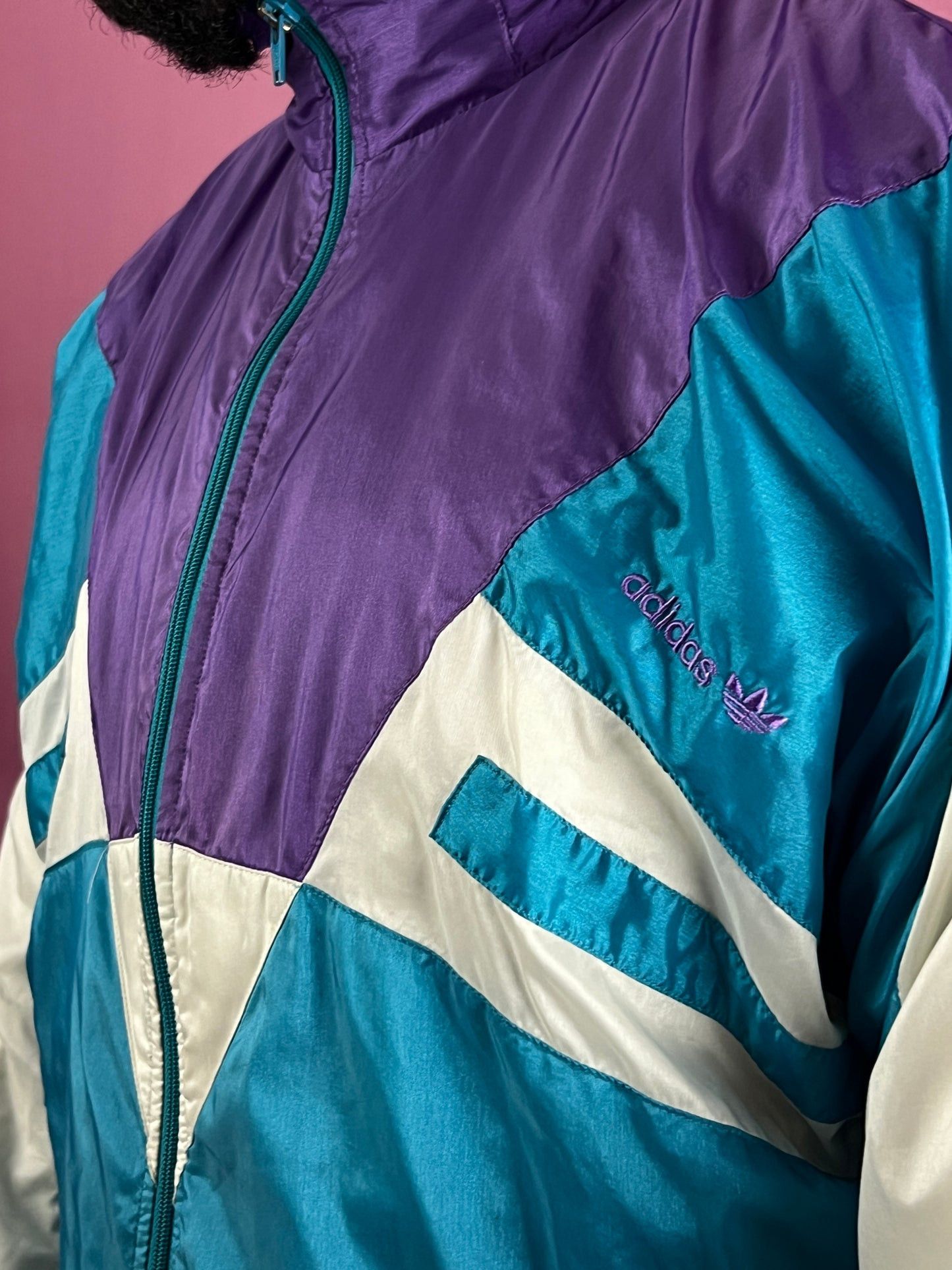 Adidas 90s Adidas Originals Vintage Men's Windbreaker Jacket - M Size US M / EU 48-50 / 2 - 4 Thumbnail