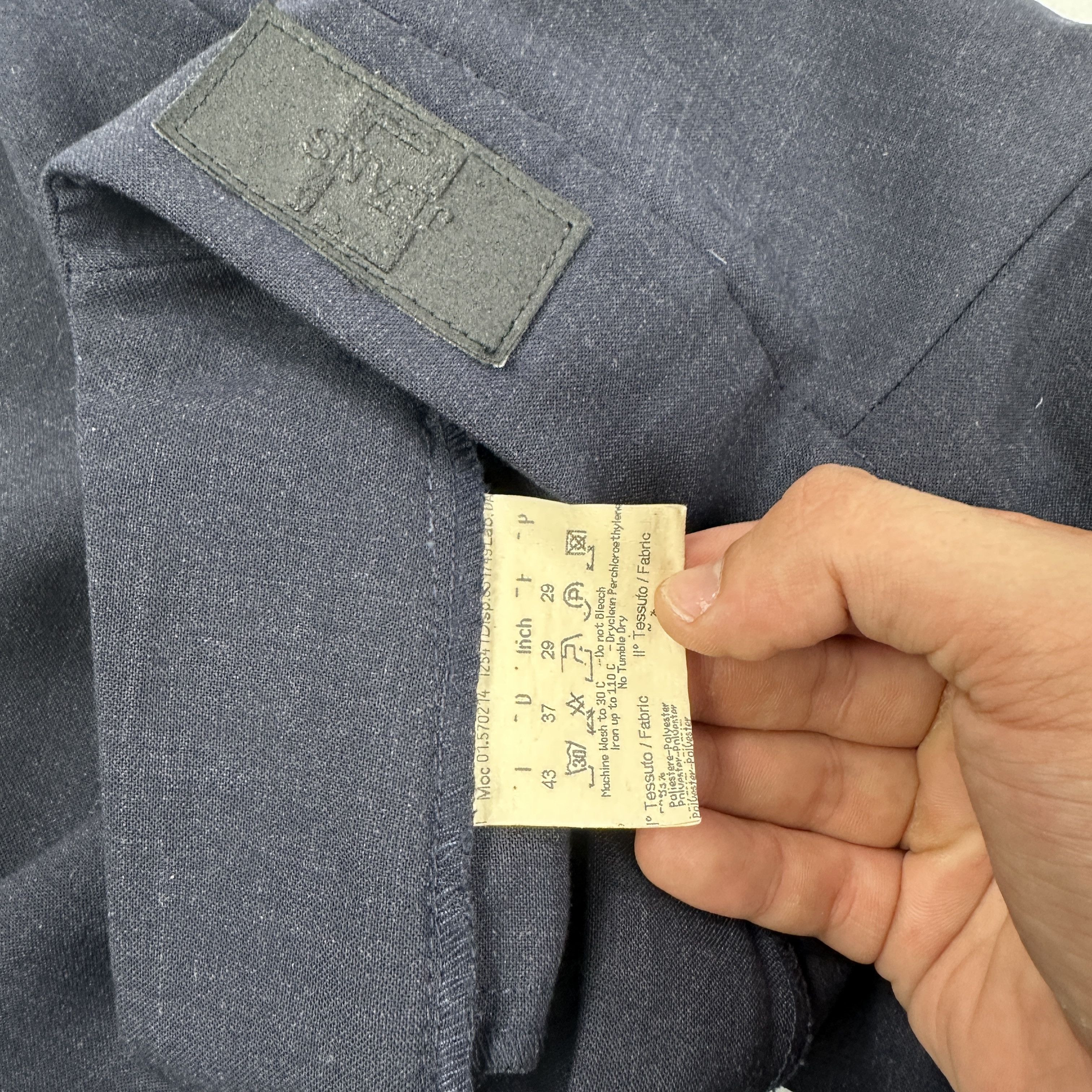 Fendi Pantaloni Fendi Cotone Blu – 43 IT Size 30" / US 8 / IT 44 - 8 Thumbnail