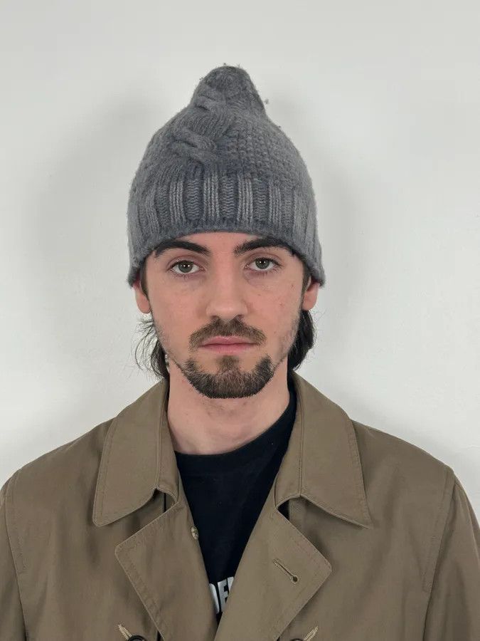 Diesel Diesel Grey Wool Attached Beanie Size ONE SIZE - 2 Thumbnail