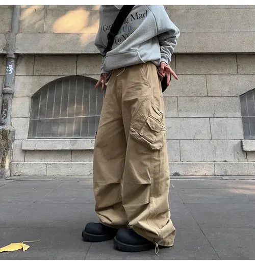 VIBE Casual Cargo Pants - Versatile Streetwear Size US 30 / EU 46 - 8 Thumbnail
