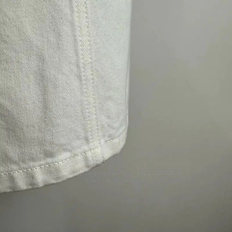 Louis Vuitton Louis Vuitton White Cotton Midi Skirt . Size 23" - 6 Thumbnail